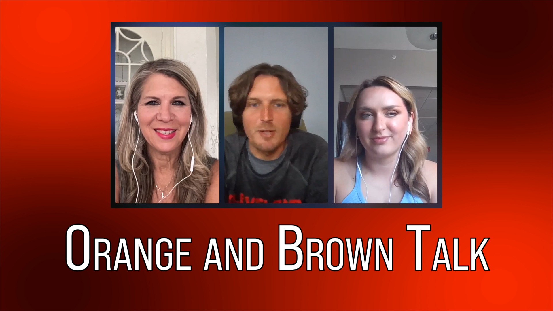 Orange and Brown Talk Podcast 