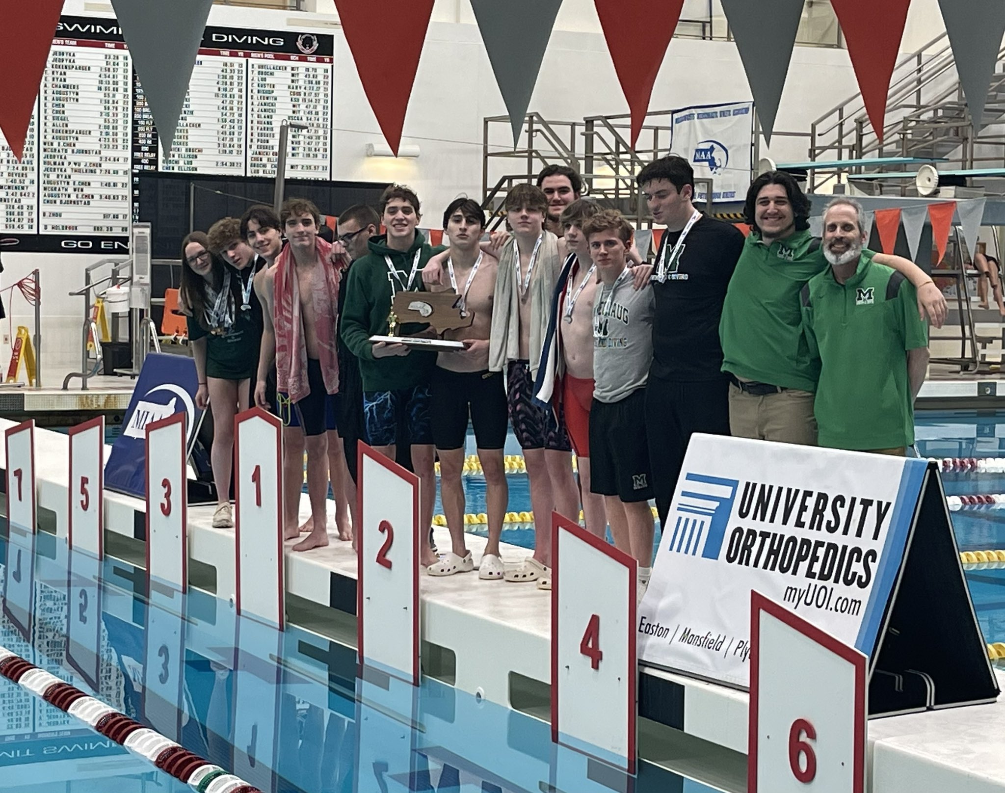 Minnechaug swimmers Joshua Parent, Alexander Parent recognized in the