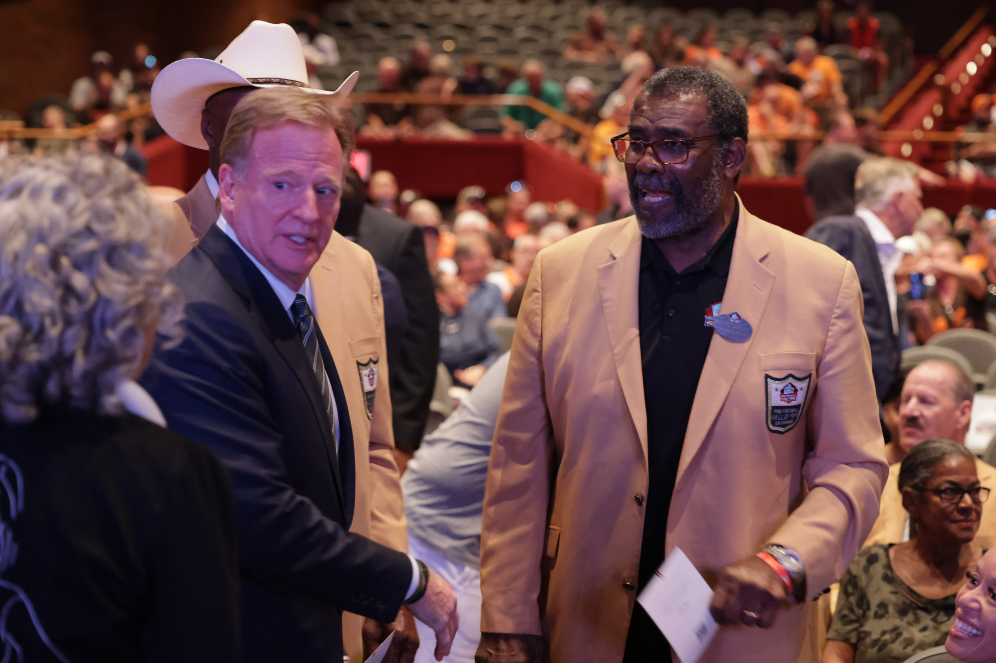 Jimmy Haslam speaks at the Jim Brown Celebration of Life