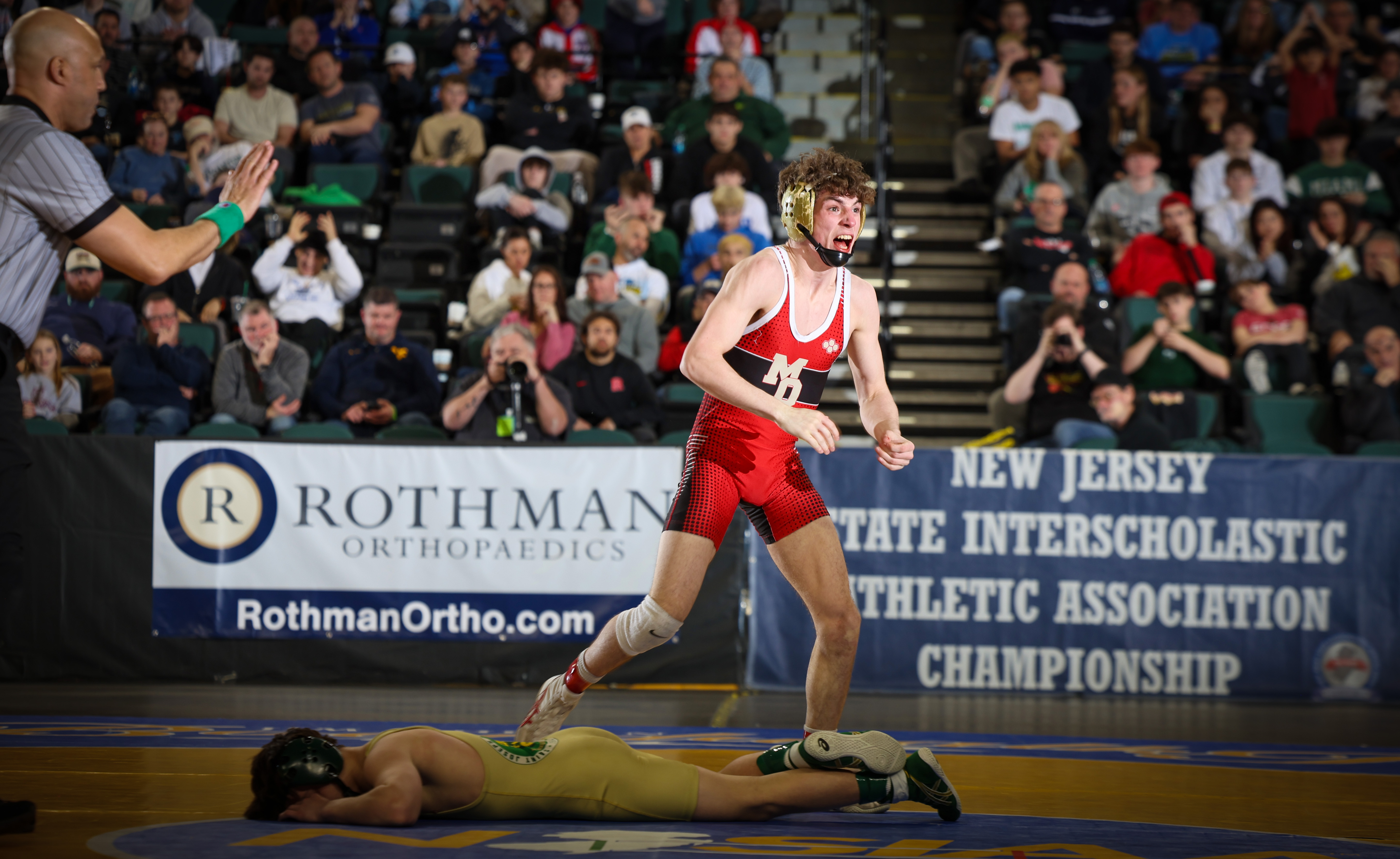 Boys Wrestling 2024 NJSIAA State Championships final round nj