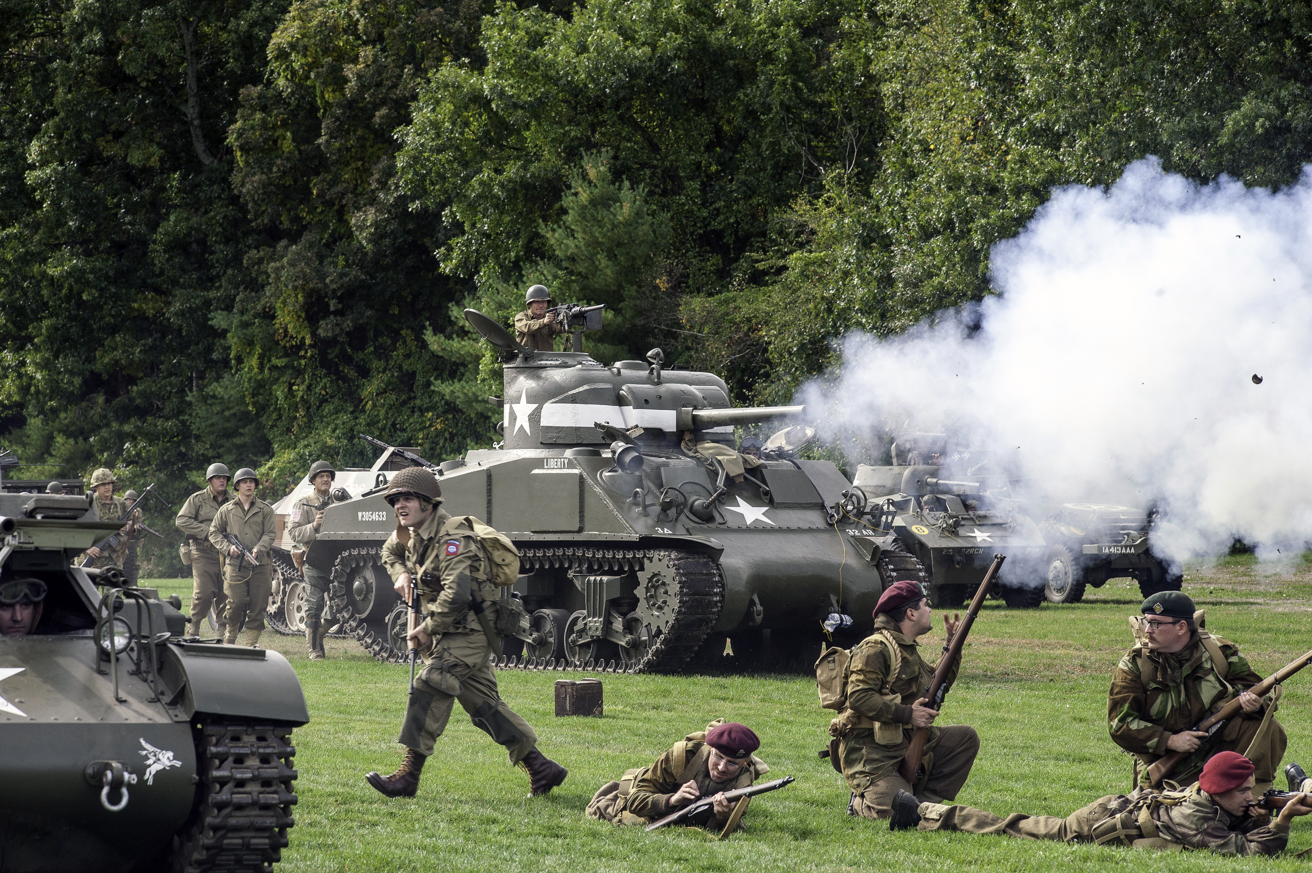 WWII Tank Demonstration Weekend - August 2024 - The American