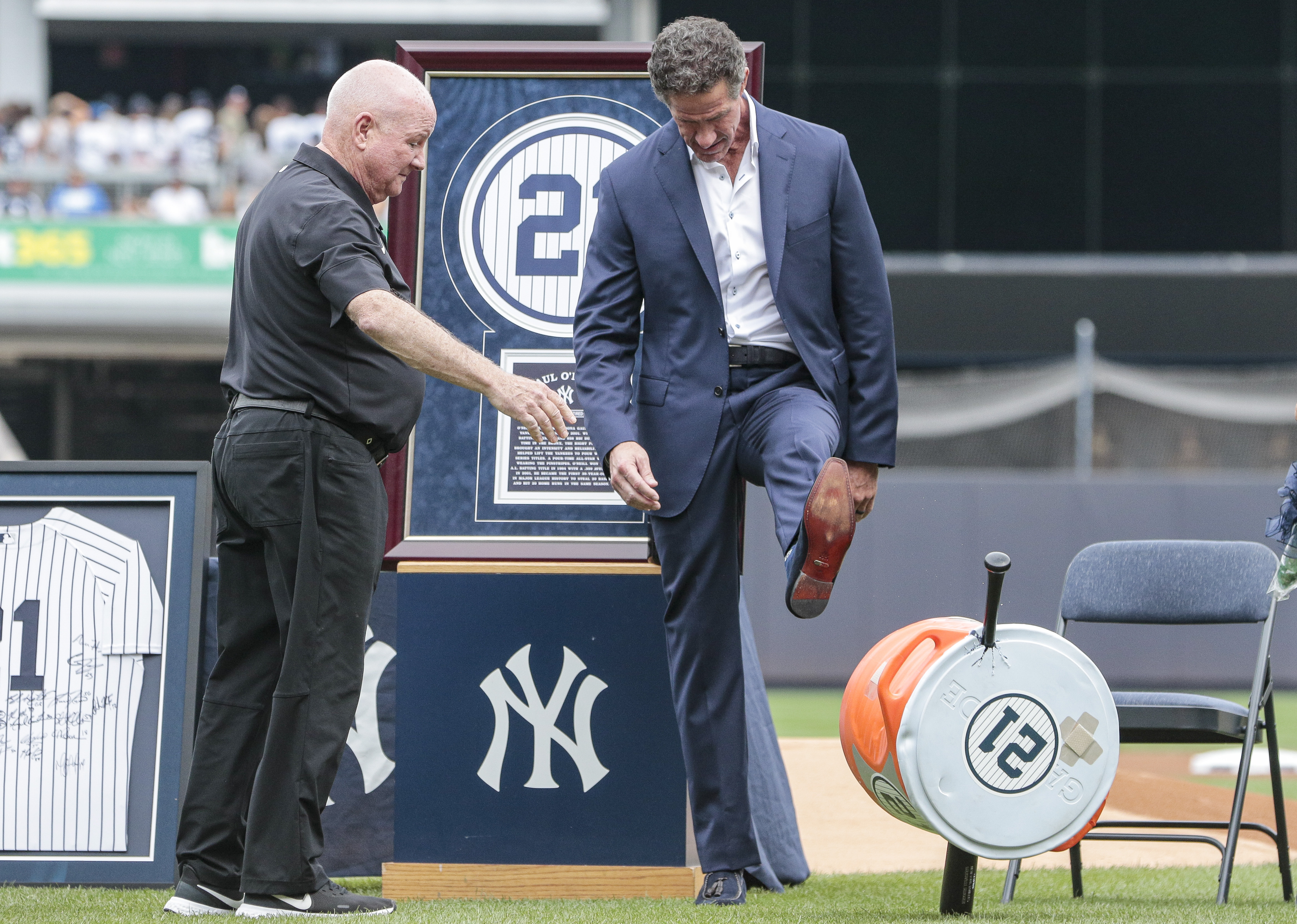 New York Yankees on X: Gates will open at 11:30am for tomorrow's game. We  ask fans to be seated by 12:30pm for Paul O'Neill's Jersey Retirement  Ceremony.  / X