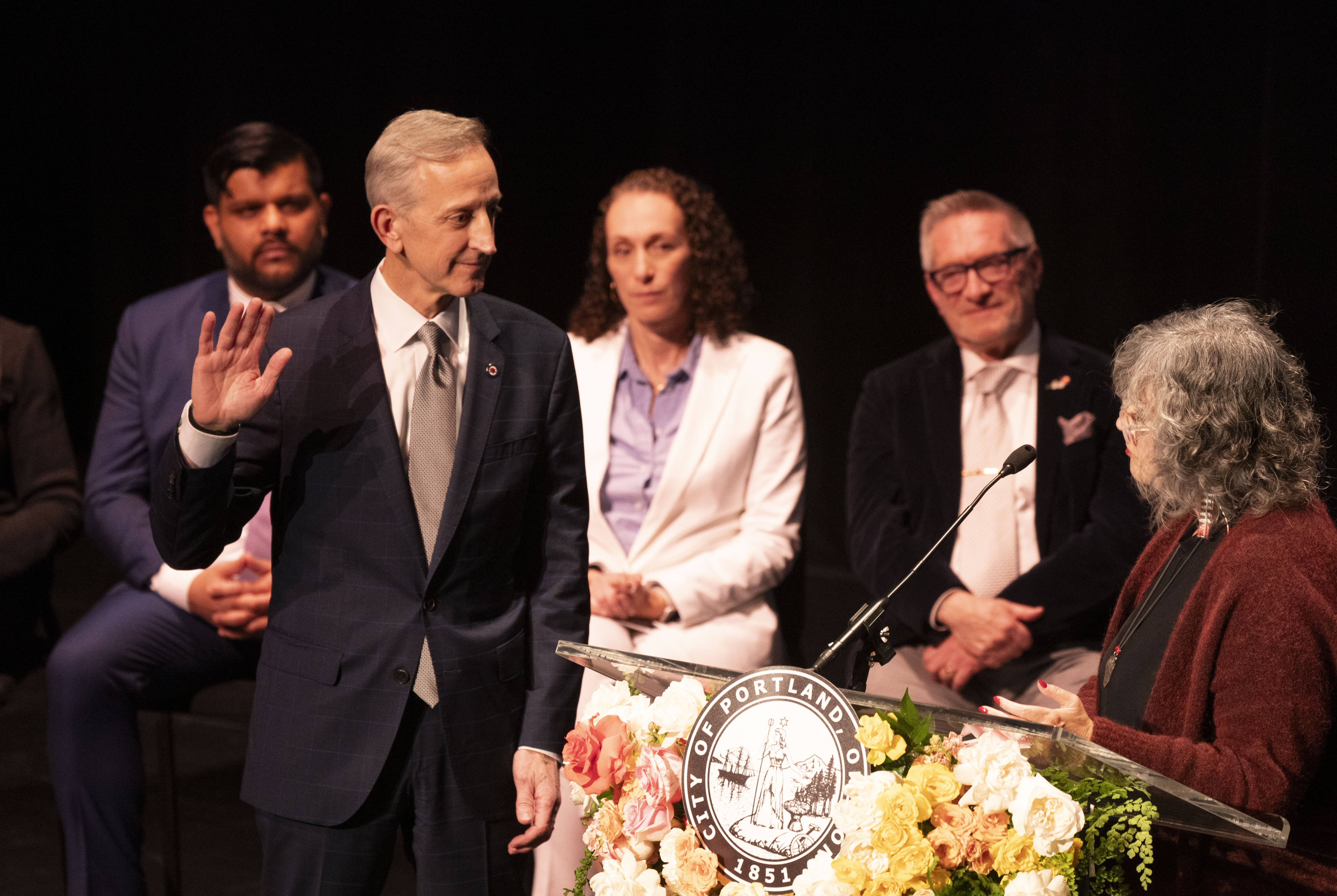 Portland mayor and city councilors swearing-in ceremony - oregonlive.com