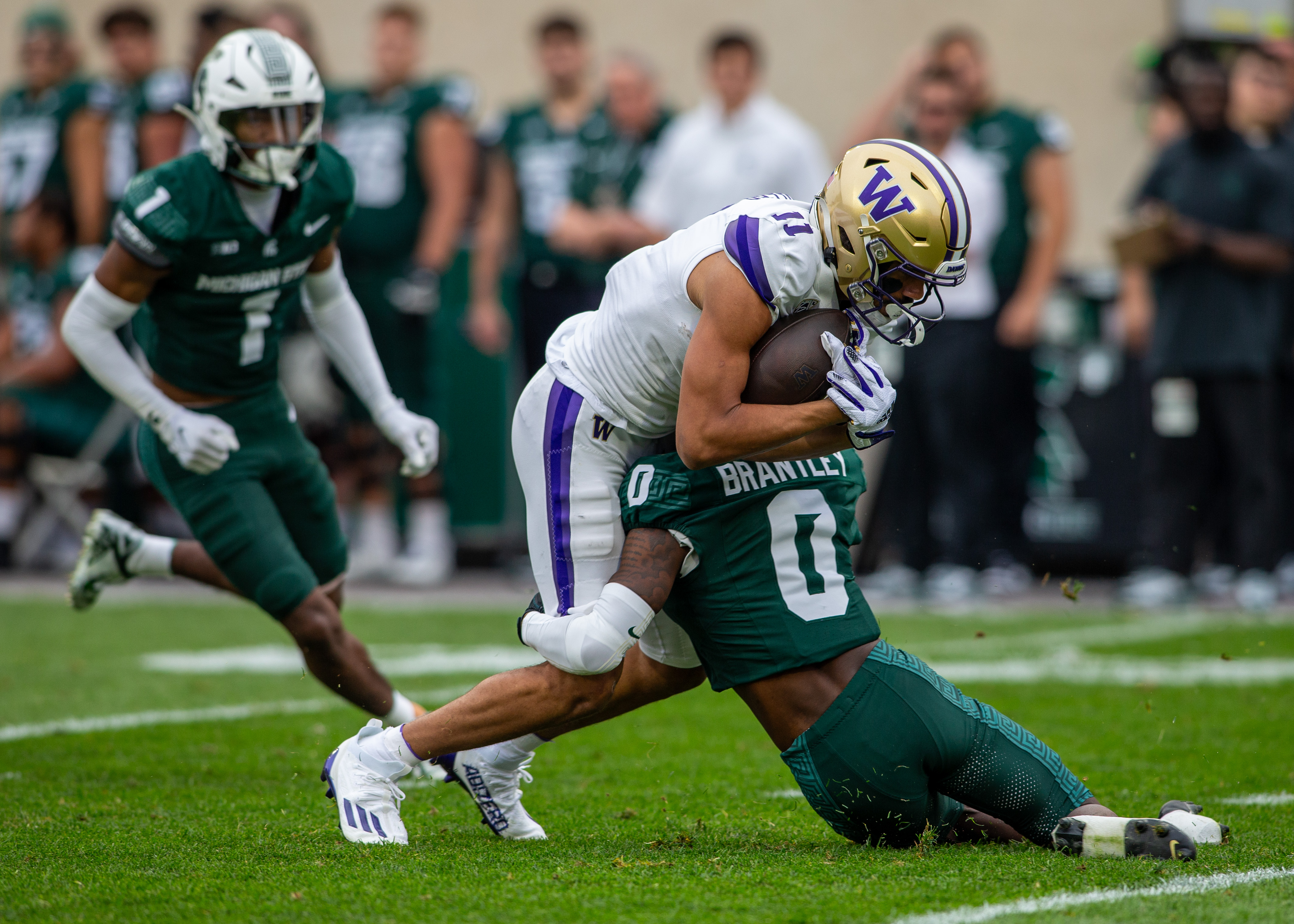 Snap counts, PFF grades: The bad and the ugly from Michigan State's loss to  Washington 