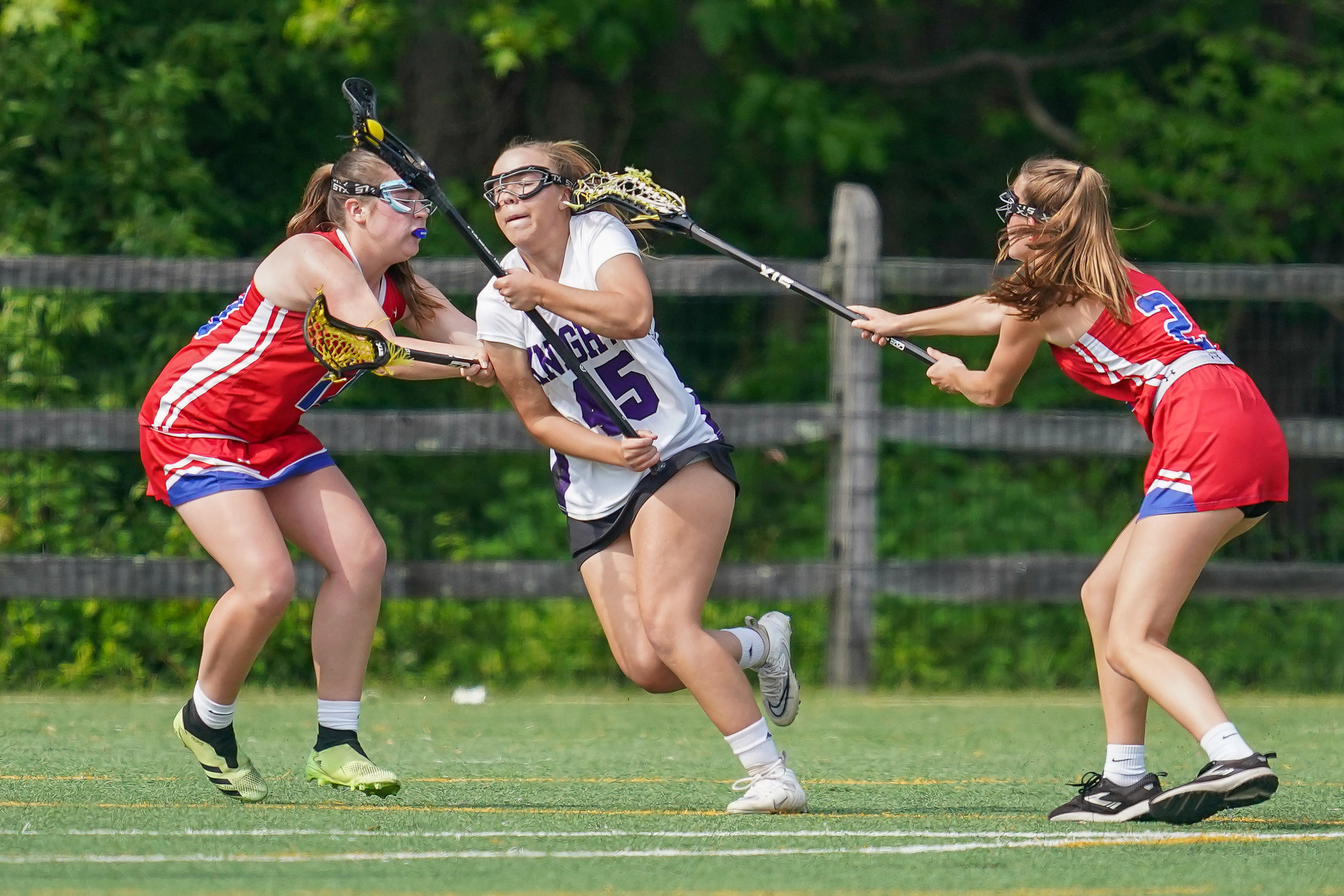 Girls Lacrosse Ocean Township defeats Old Bridge 1312 in triple