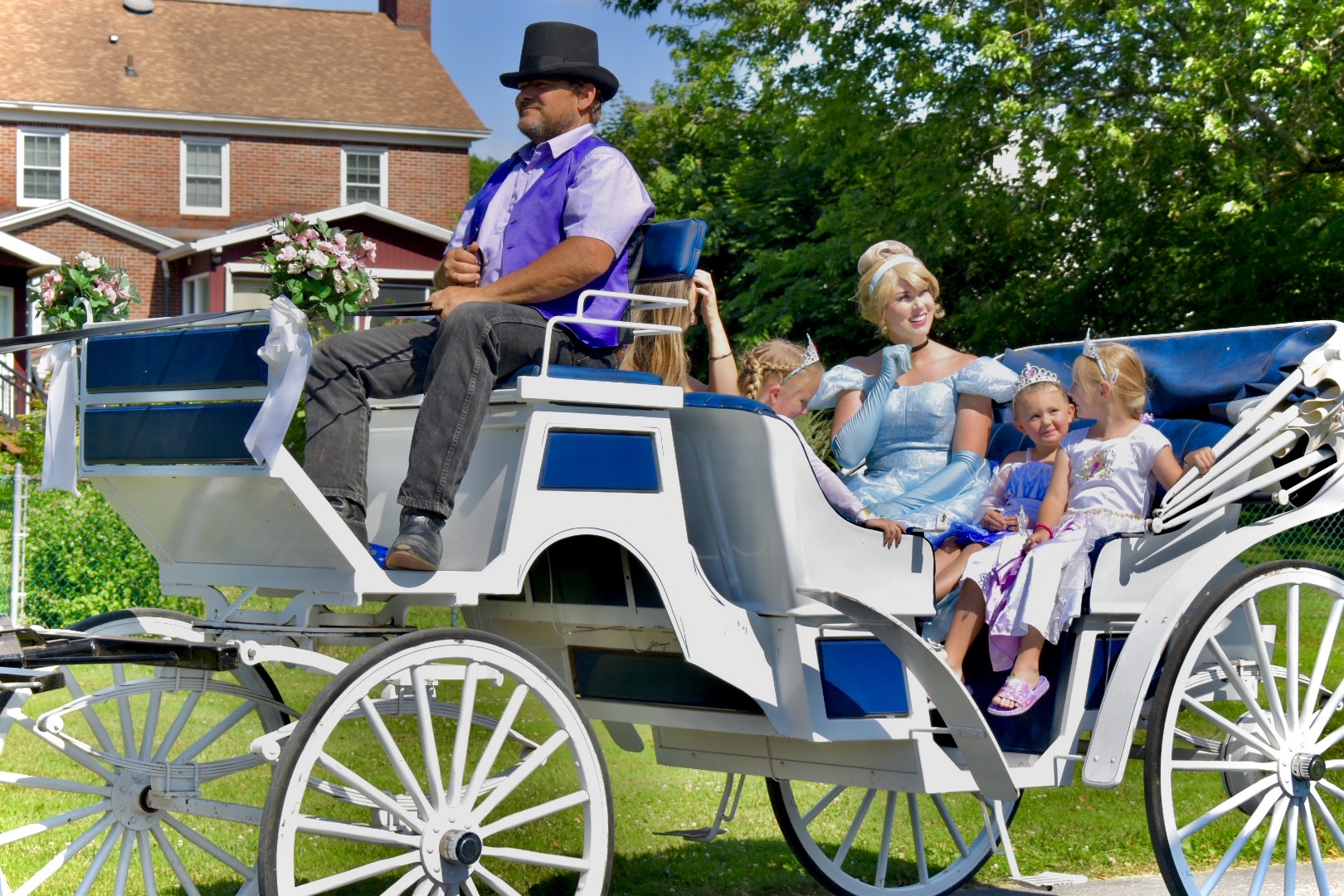 Princess carriage hot sale rentals