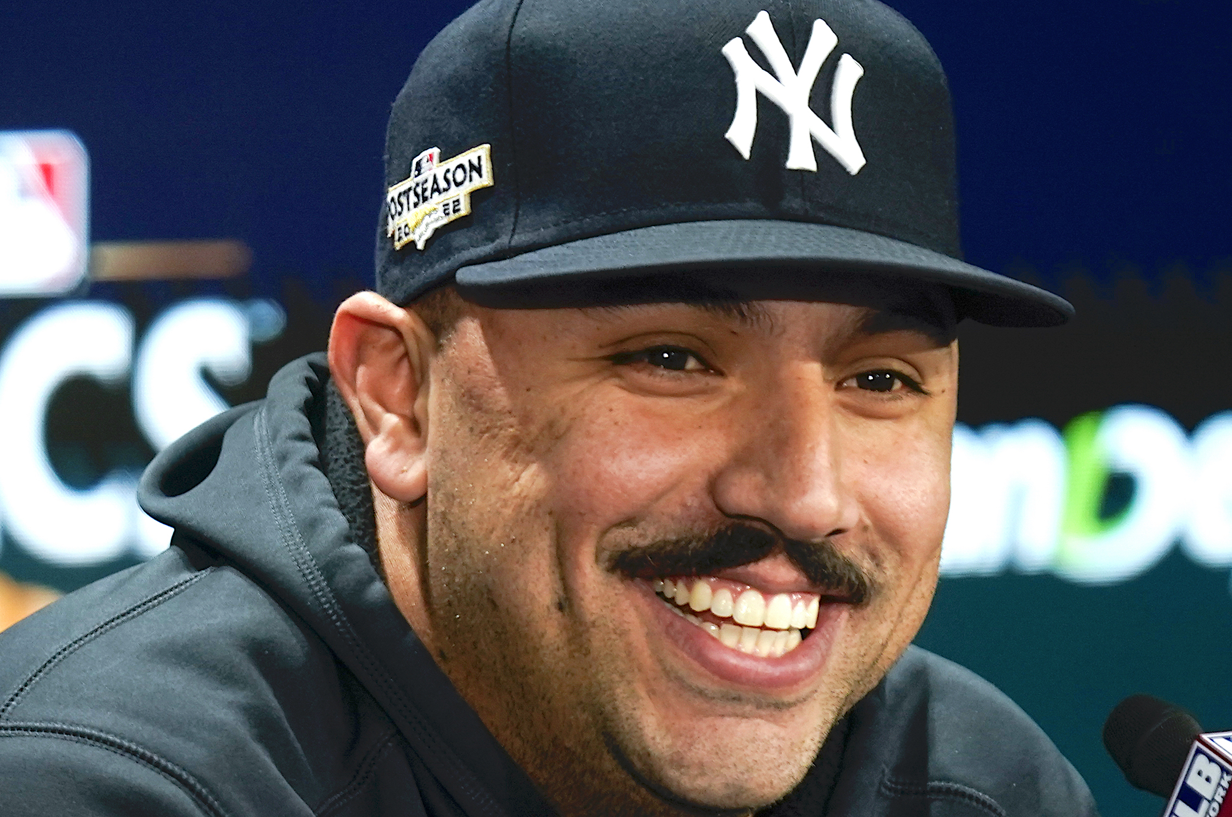 LET'S GET NASTY Nestor Cortes Mustache Baseball 