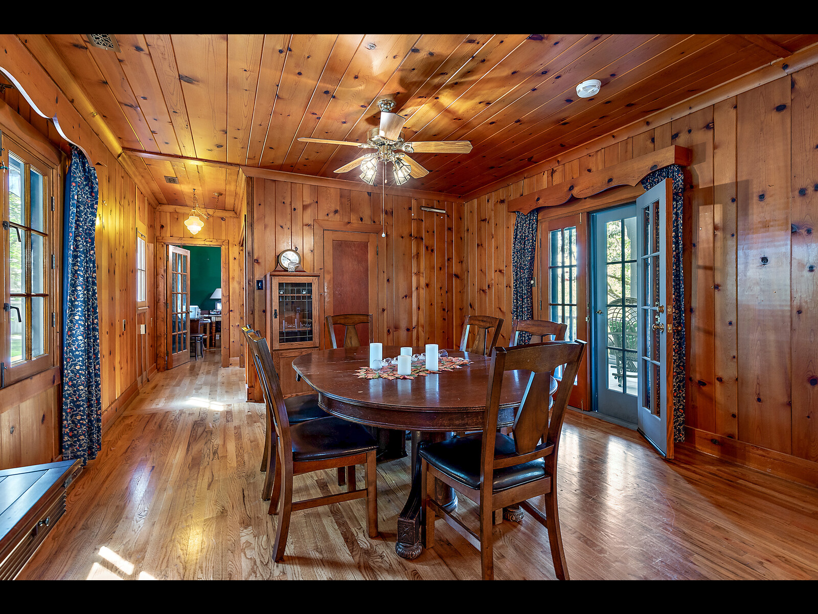 Dallas Ranch Solid Wood Square Dining Room Table Set.