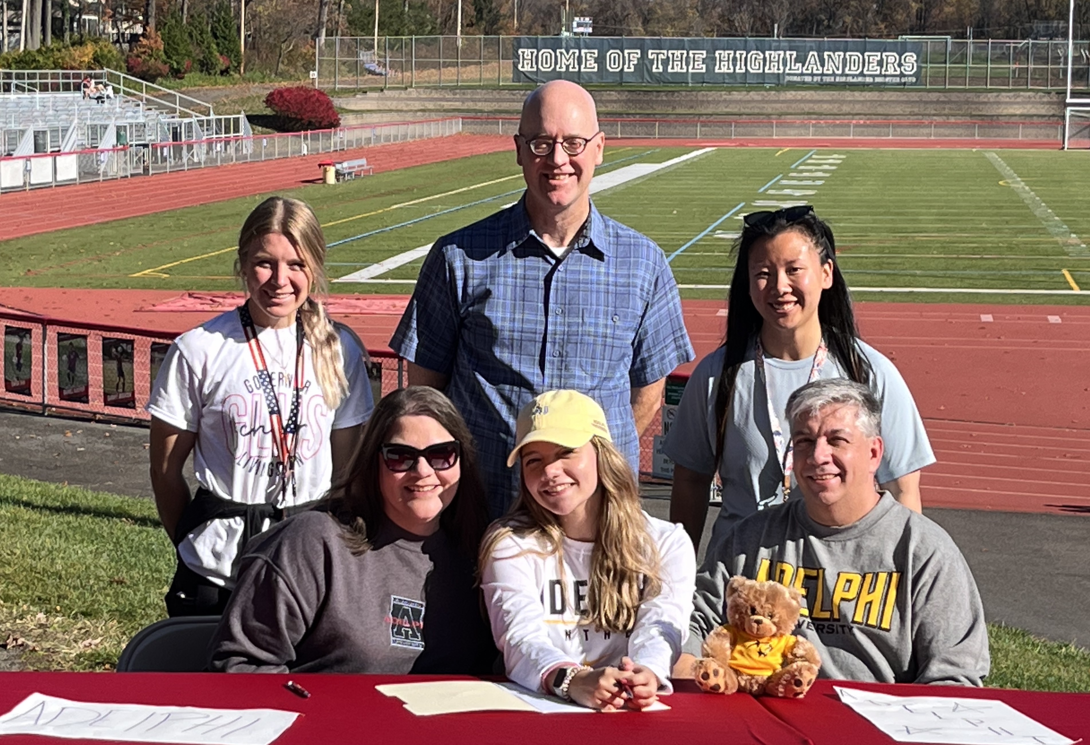 Governor Livingston High School-Senior Volleyball Player, Katie Brokes, signs a Division II National Letter of Intent to attend Adelphi University, New York