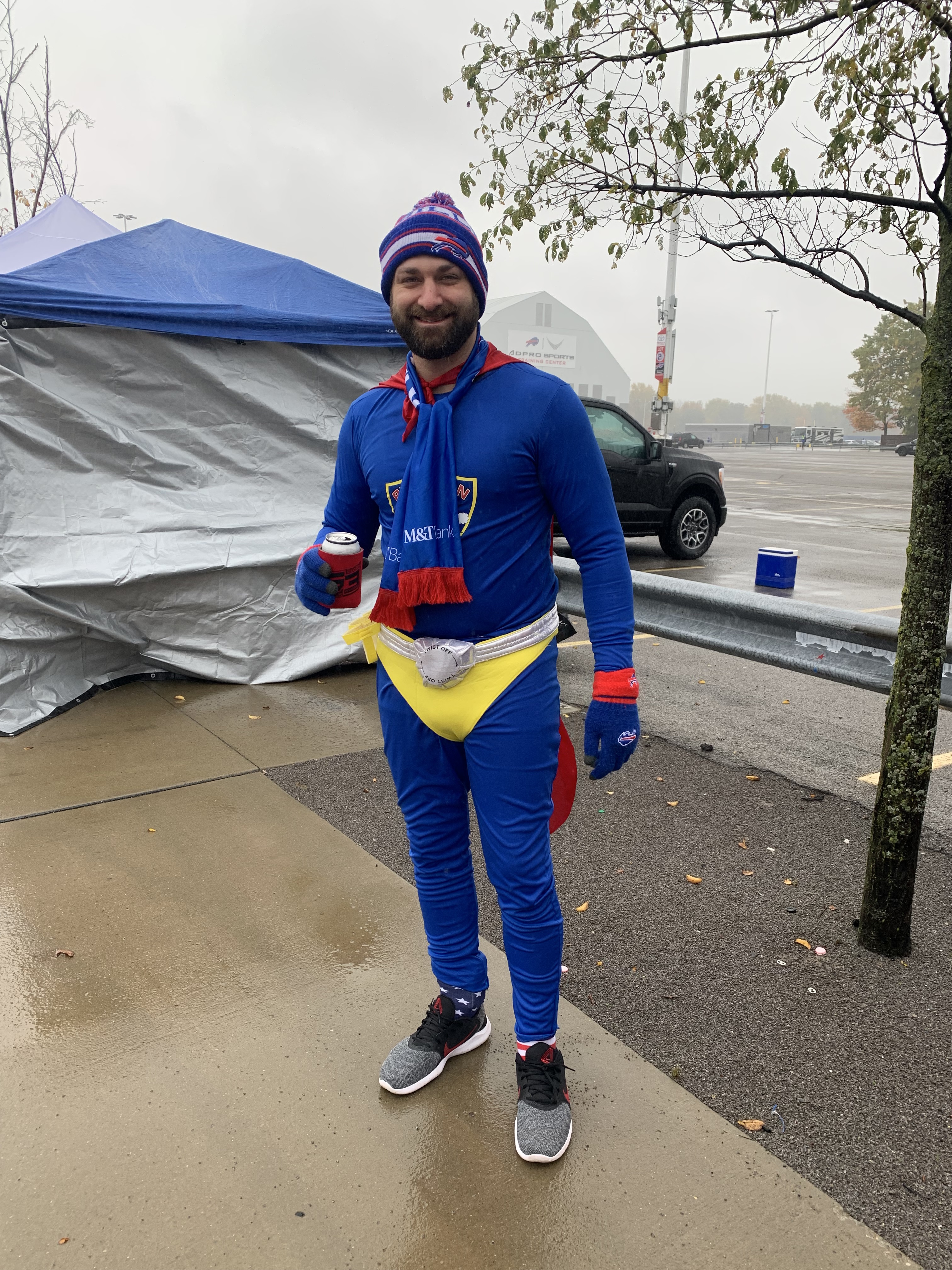 Josh Allen isn't the only one in costume: Bills fans tailgate in full