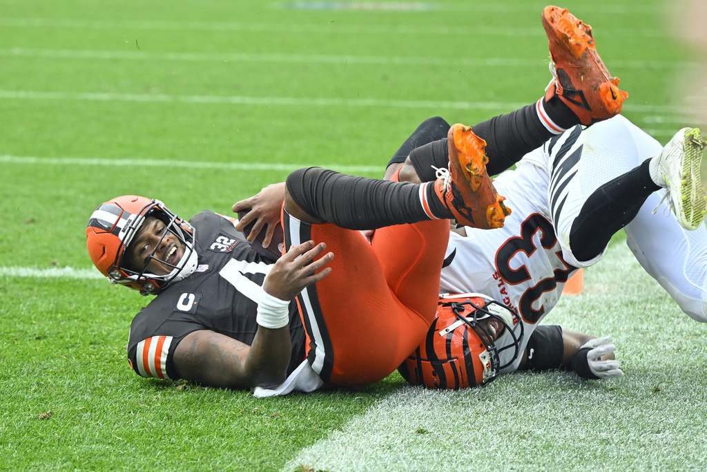 Cincinnati Bengals safety Dax Hill (23) in action as the Arizona