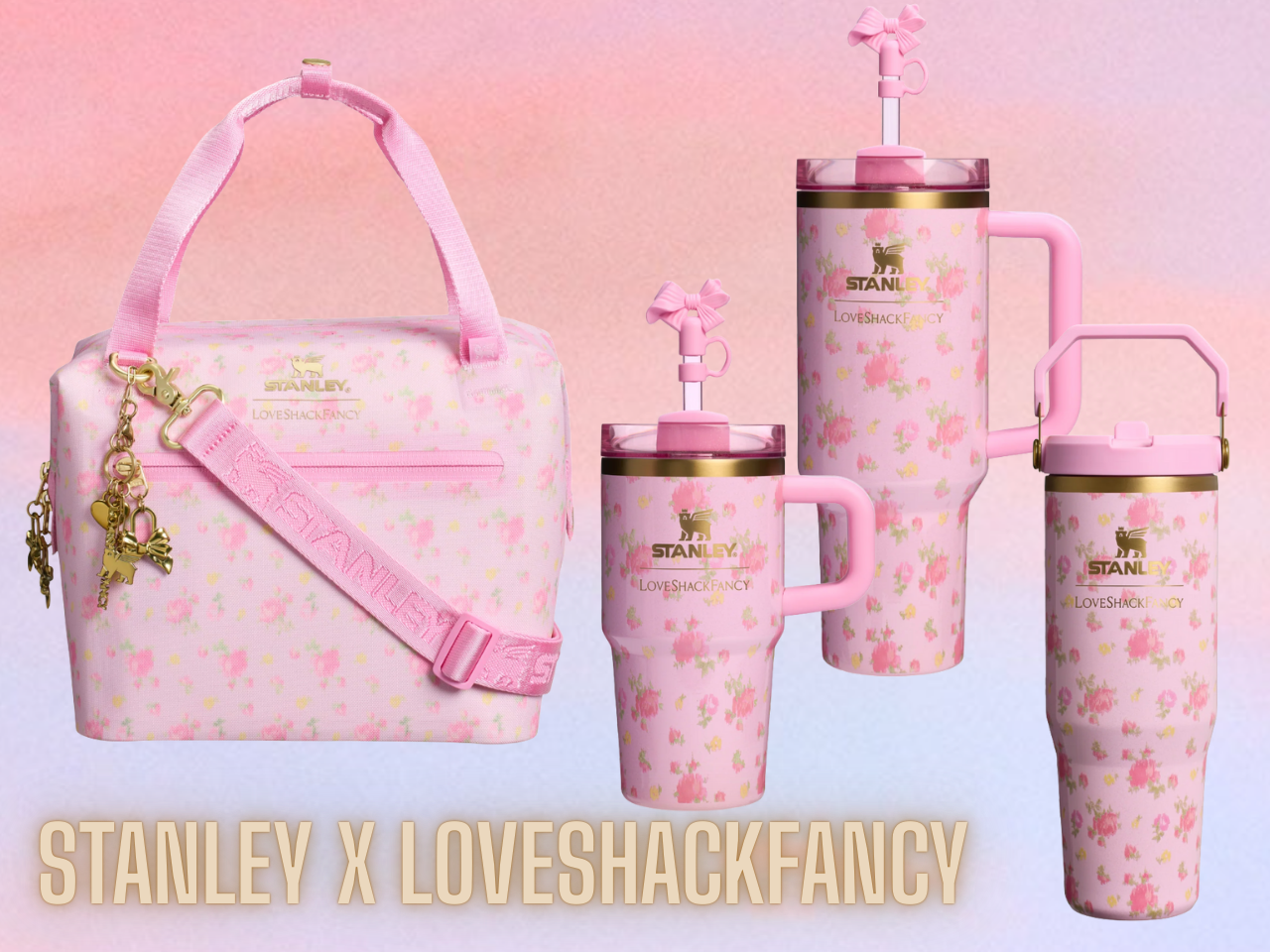 Stanley x LoveShackFancy debuts summer-themed drinkware collection