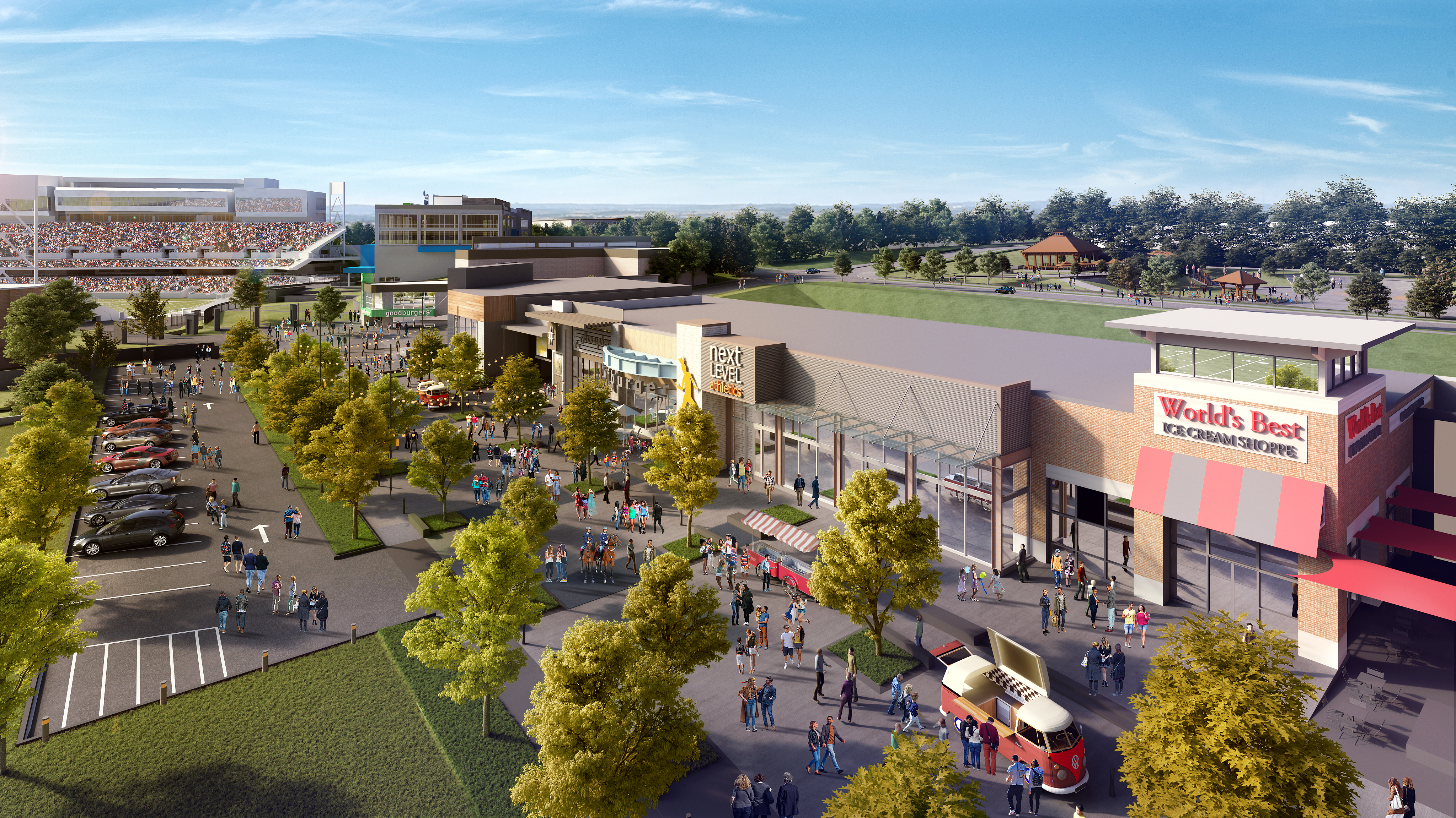 Sports-themed village finally taking shape around Canton's Pro Football Hall  of Fame, but financing challenges remain 