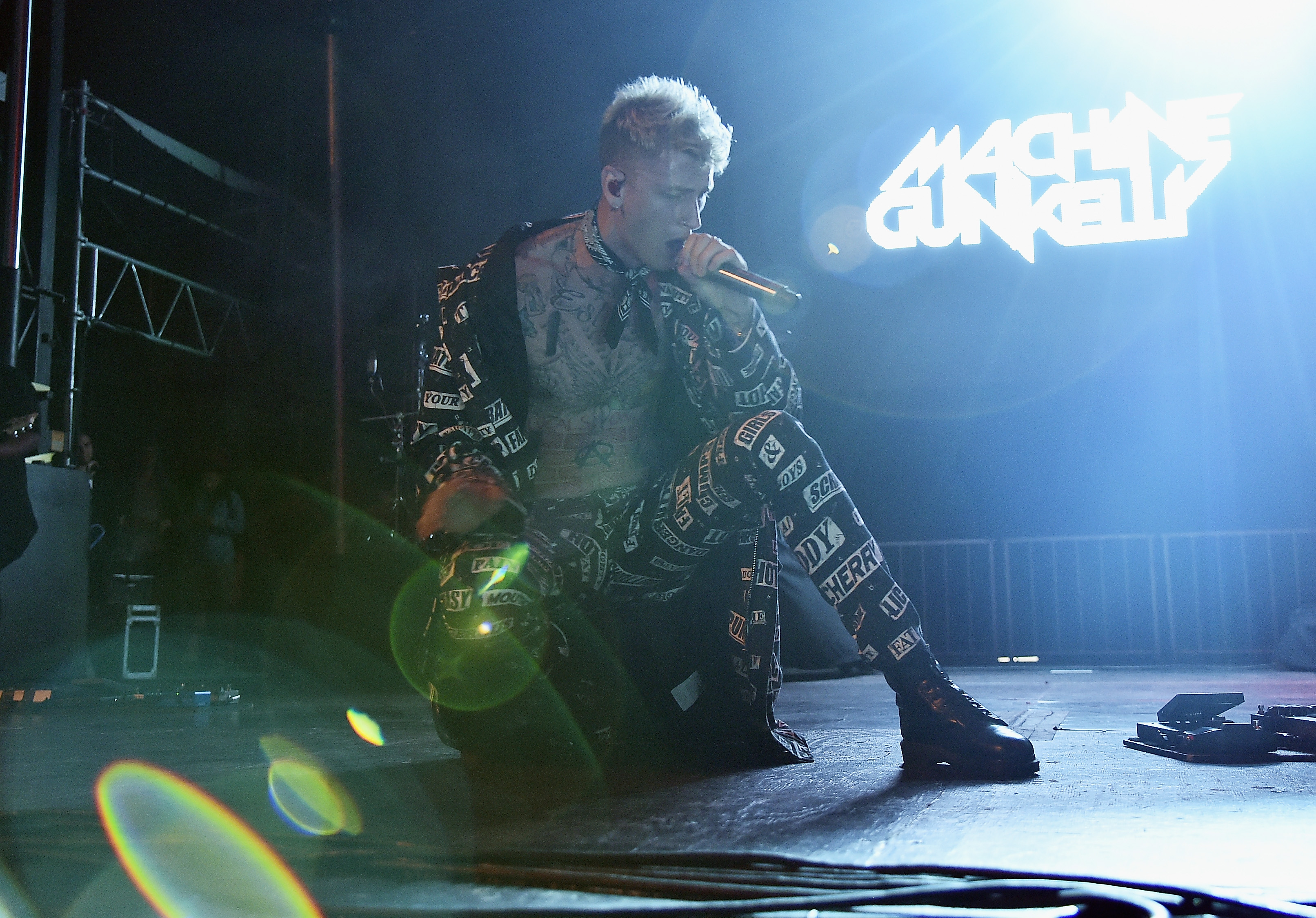 Machine Gun Kelly joins Limp Bizkit on stage at California show