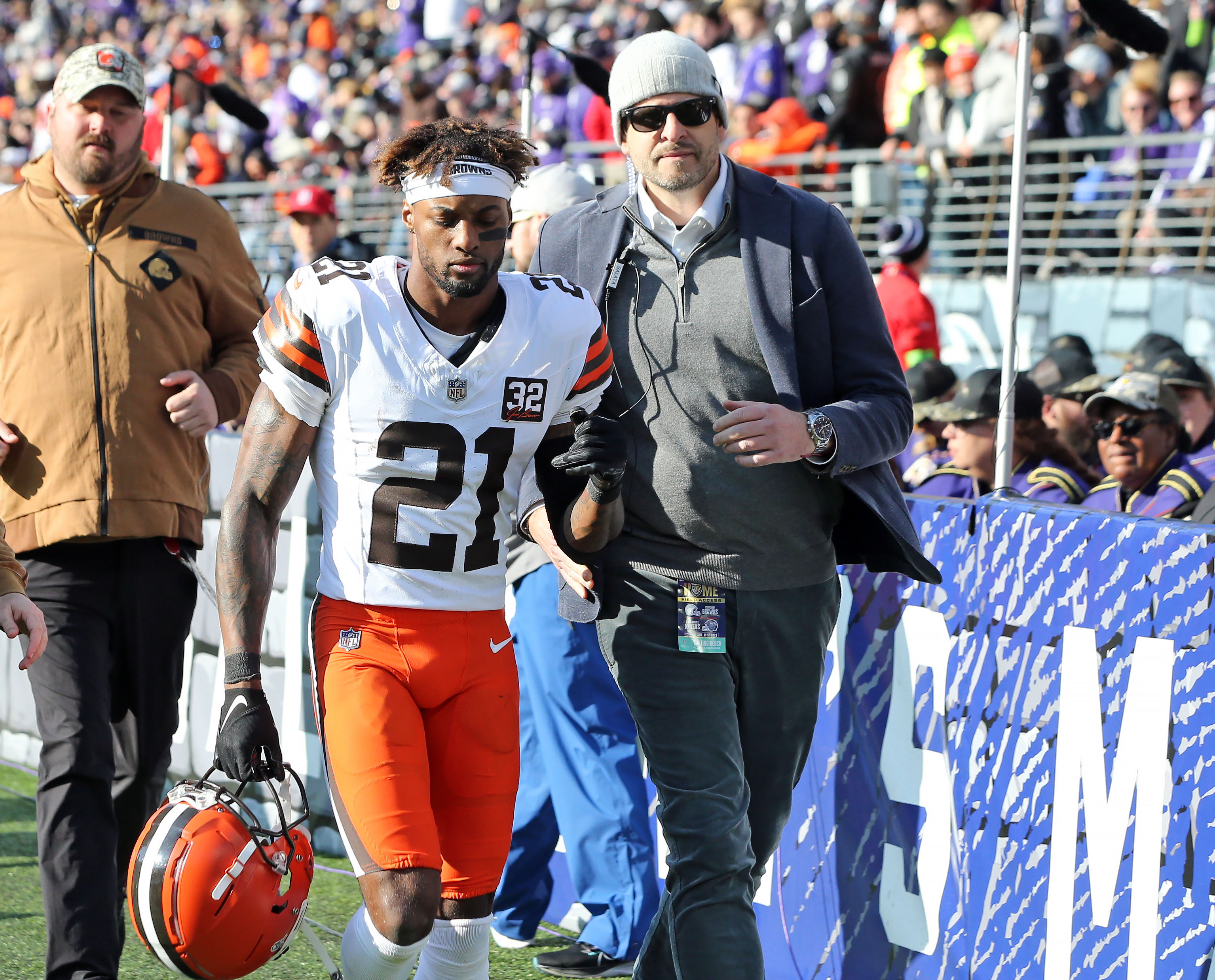 Browns' Denzel Ward gets real on Ronnie Stanley's 'cheap shot