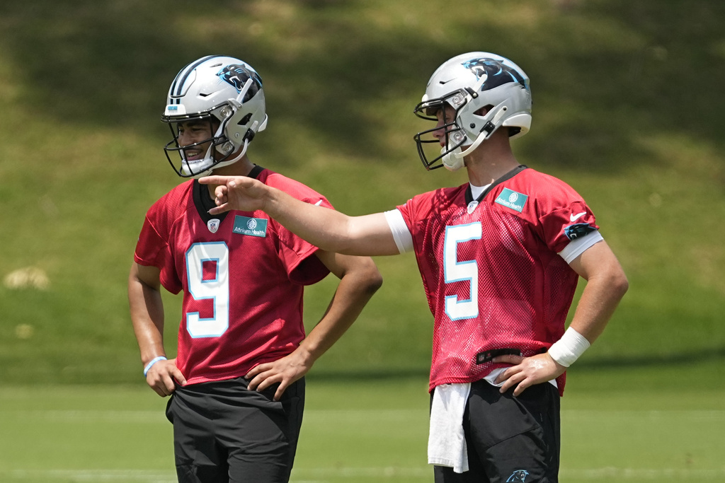 Panthers hand first-team reps over to rookie QB Bryce Young