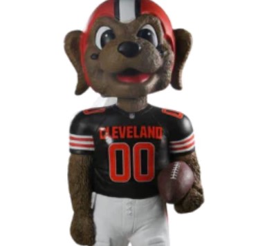 CHOMPS Cleveland Browns Mascot 2023 Bobblehead Hero Series Limited Edition  New