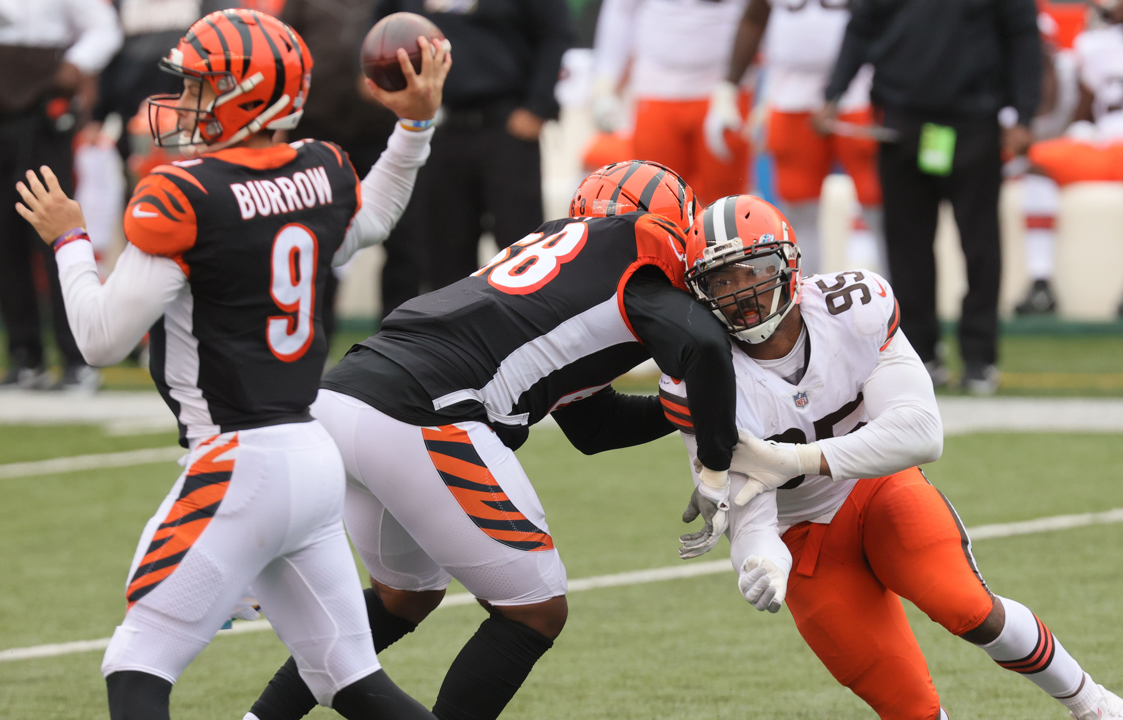 Browns must watch out for Joe Burrow and the 5-2 Bengals, the new top seed  in the AFC: Takeaways 