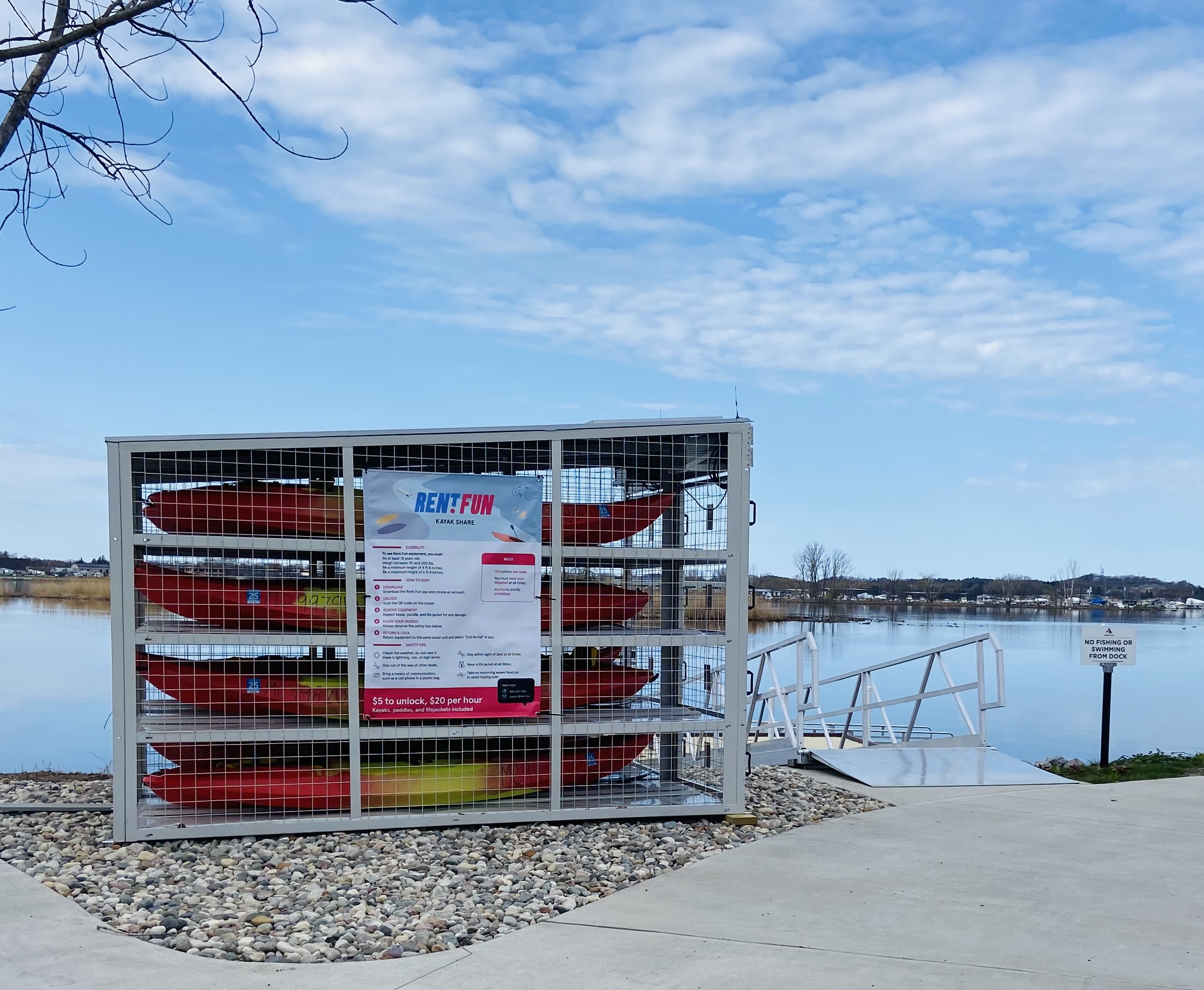 Kayak rental kiosks coming to Spring Lake 