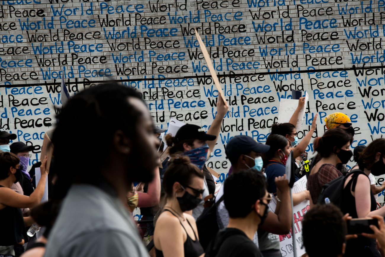 Detroit protesters march to site where 1967 riot began in eighth day of ...
