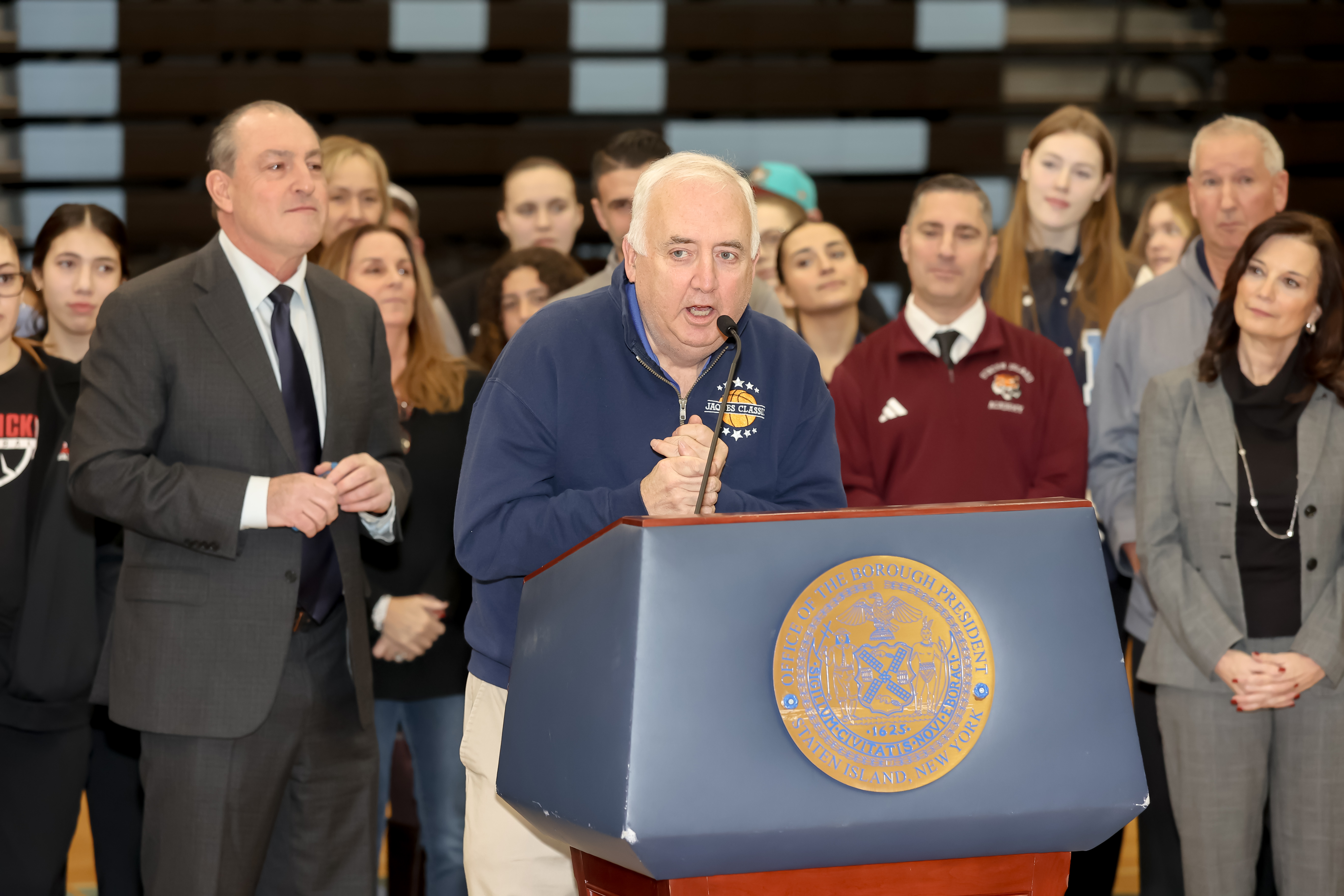Tim Jaques BP Fossella's presser kicks off the inaugural Borough President's Cup ...