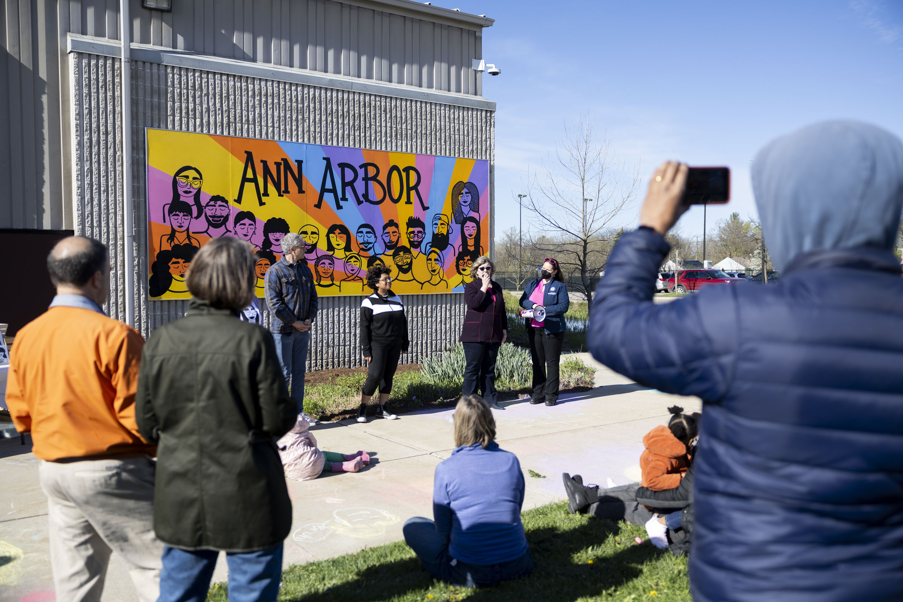 Ann Arbor's new bicentennial mural at Veteran's Memorial Park