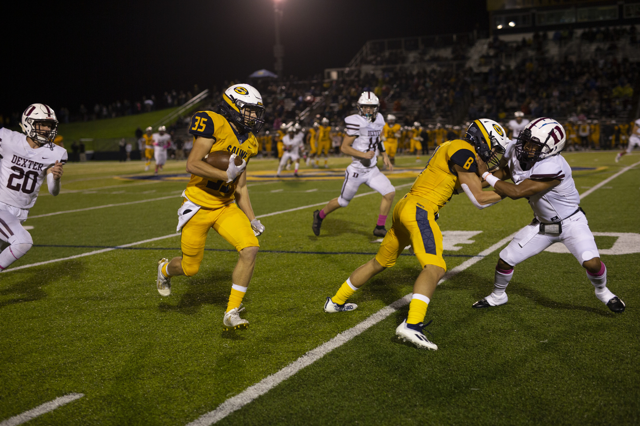Saline vs Dexter high school football game - mlive.com