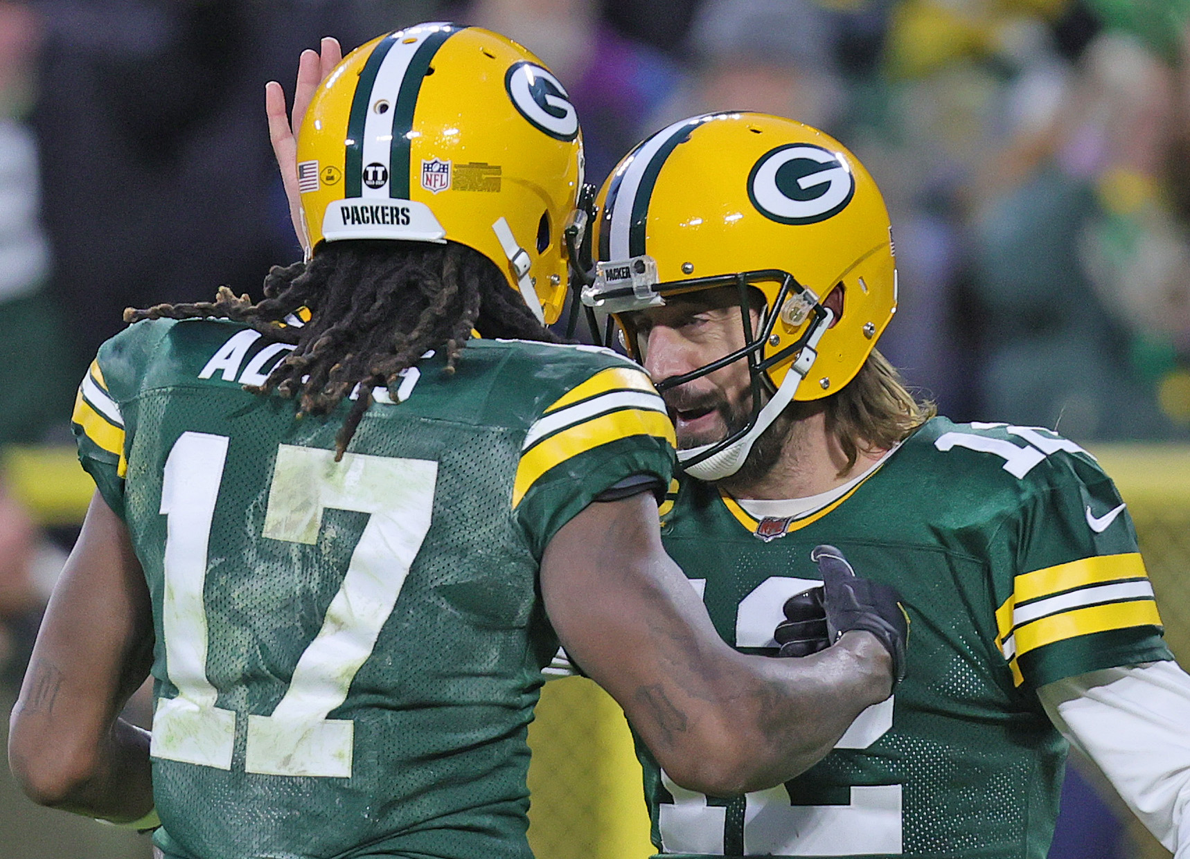 Packers rookie Tim Boyle bought himself a Rodgers jersey