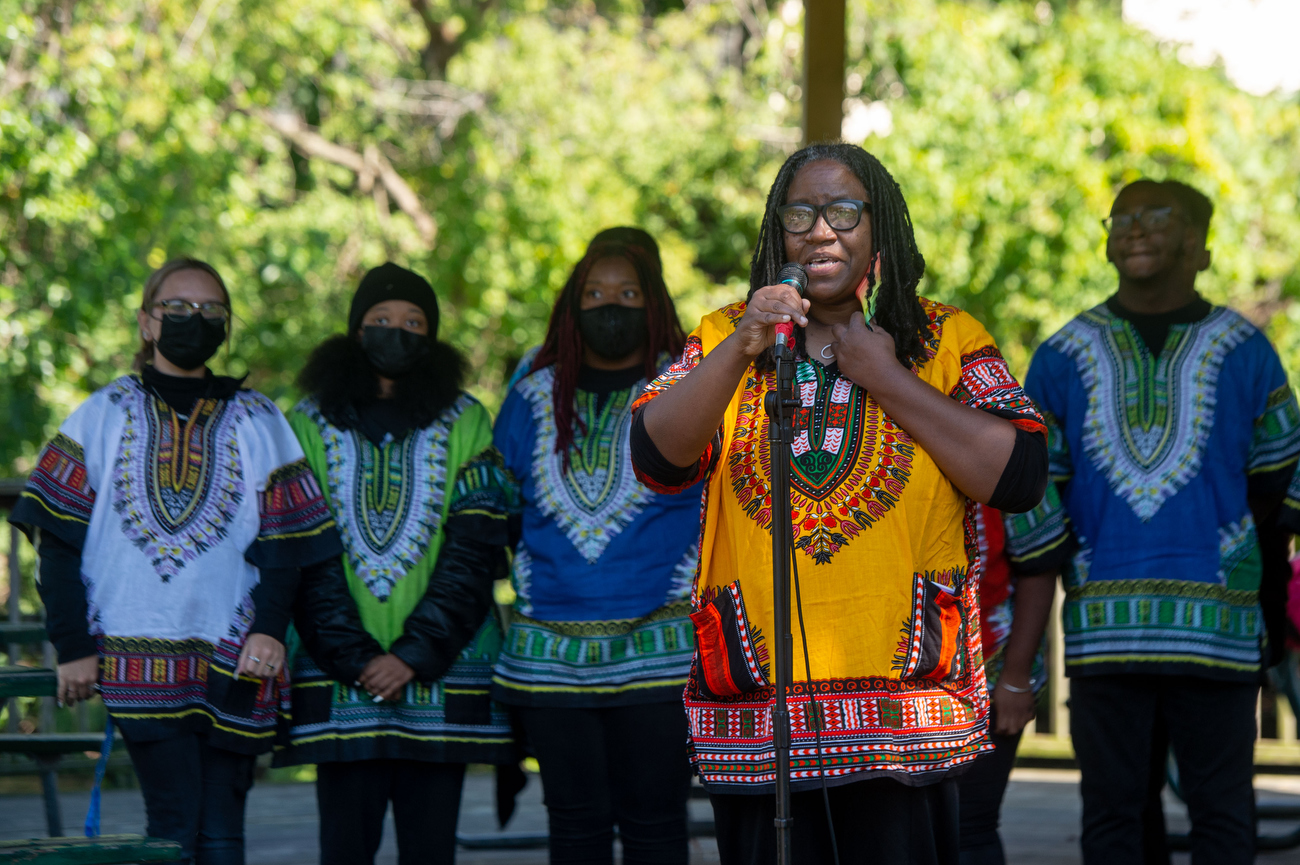 Community healing event held at Riverside Park in response to vandalism ...