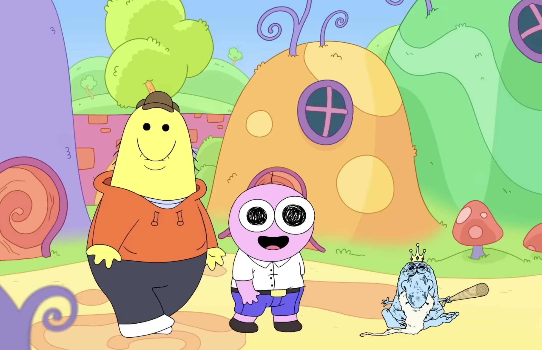 Where can I watch the new episode of 'Smiling Friends' for free