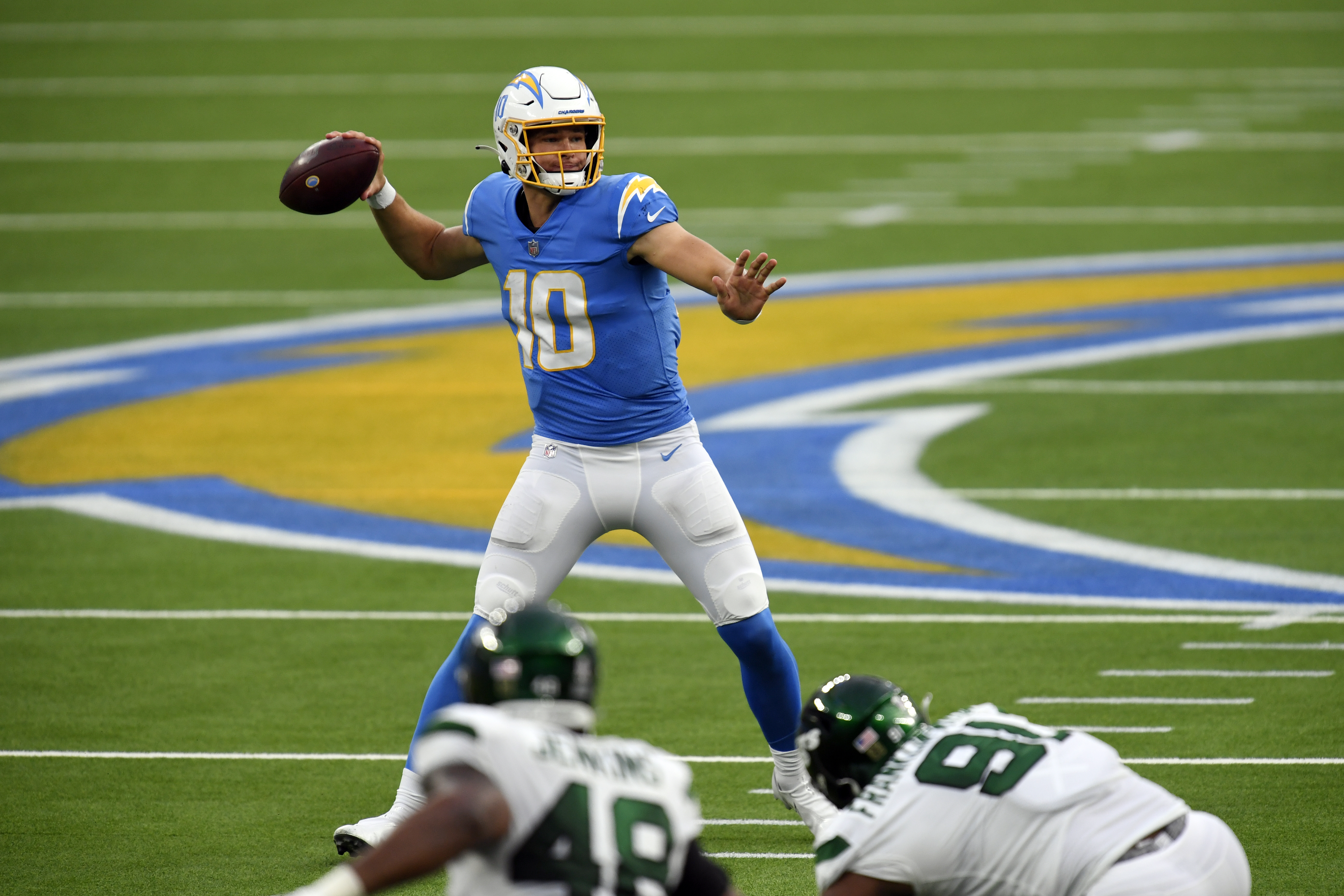 Justin Herbert Says That If It Were Up To Him, Chargers Punter Ty Long  Would Be Out Of A Job