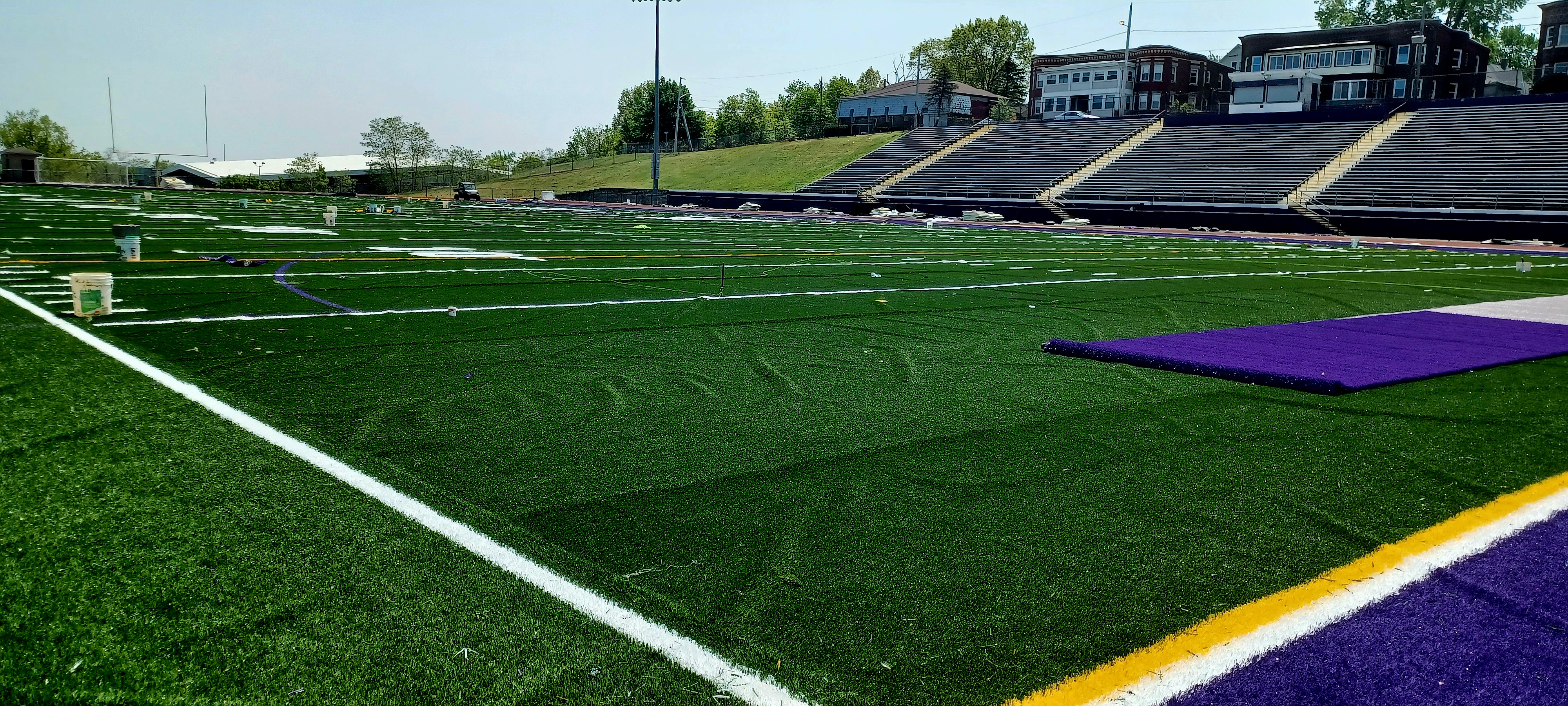 Patriots replacing field turf after one regular-season game