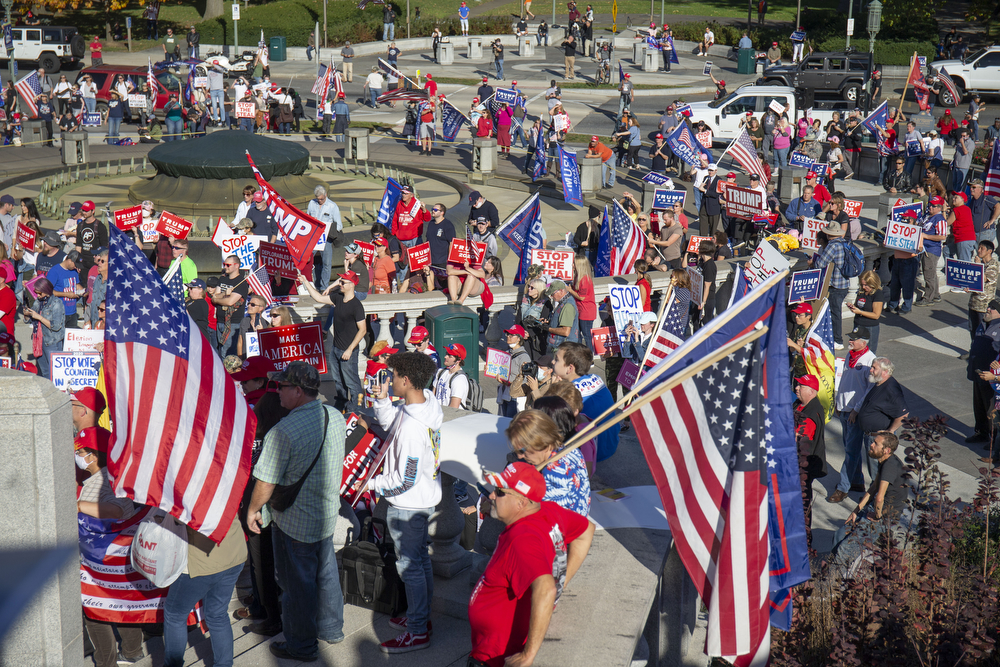 Trump rally in Harrisburg Nov. 7, 2020. - pennlive.com