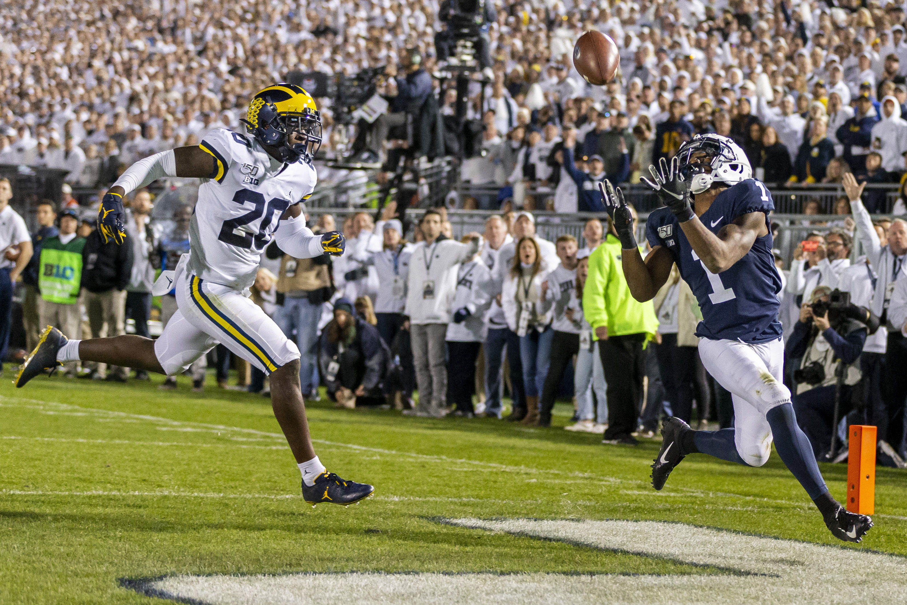 Former Penn State football player KJ Hamler to wear No. 1 for