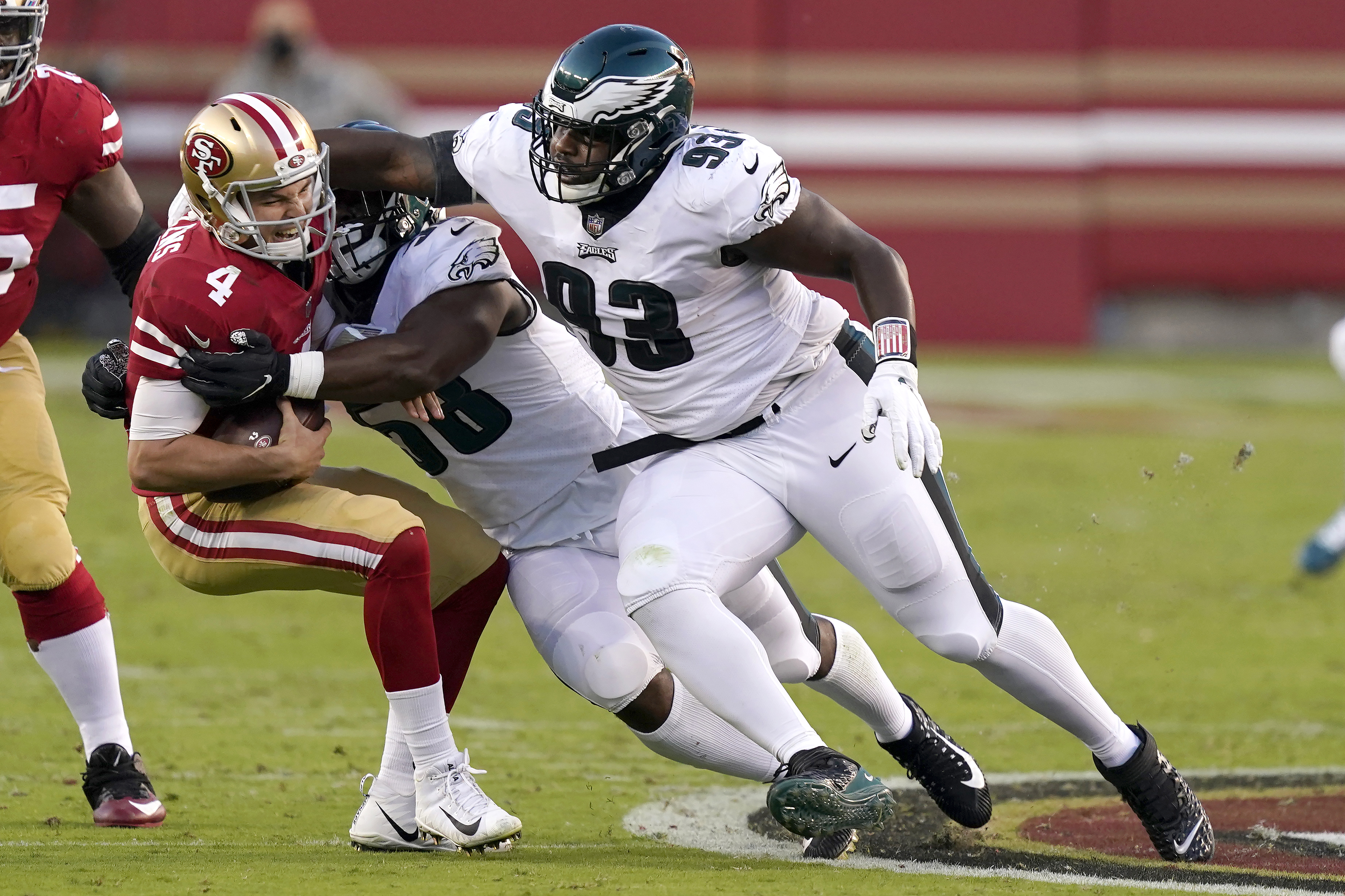 Philadelphia Eagles play San Francisco 49ers — NFL, Week 4