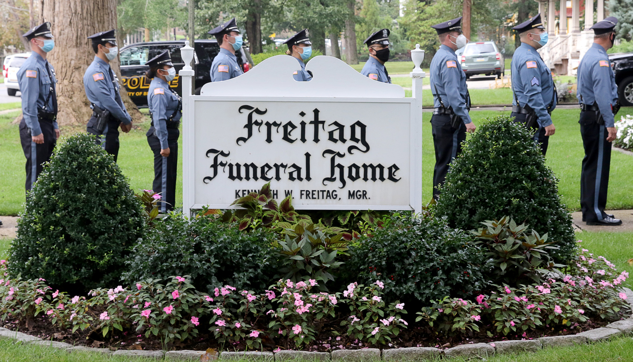 Funeral for Bridgeton Police Officer Sean C. Peek, September 11, 2020