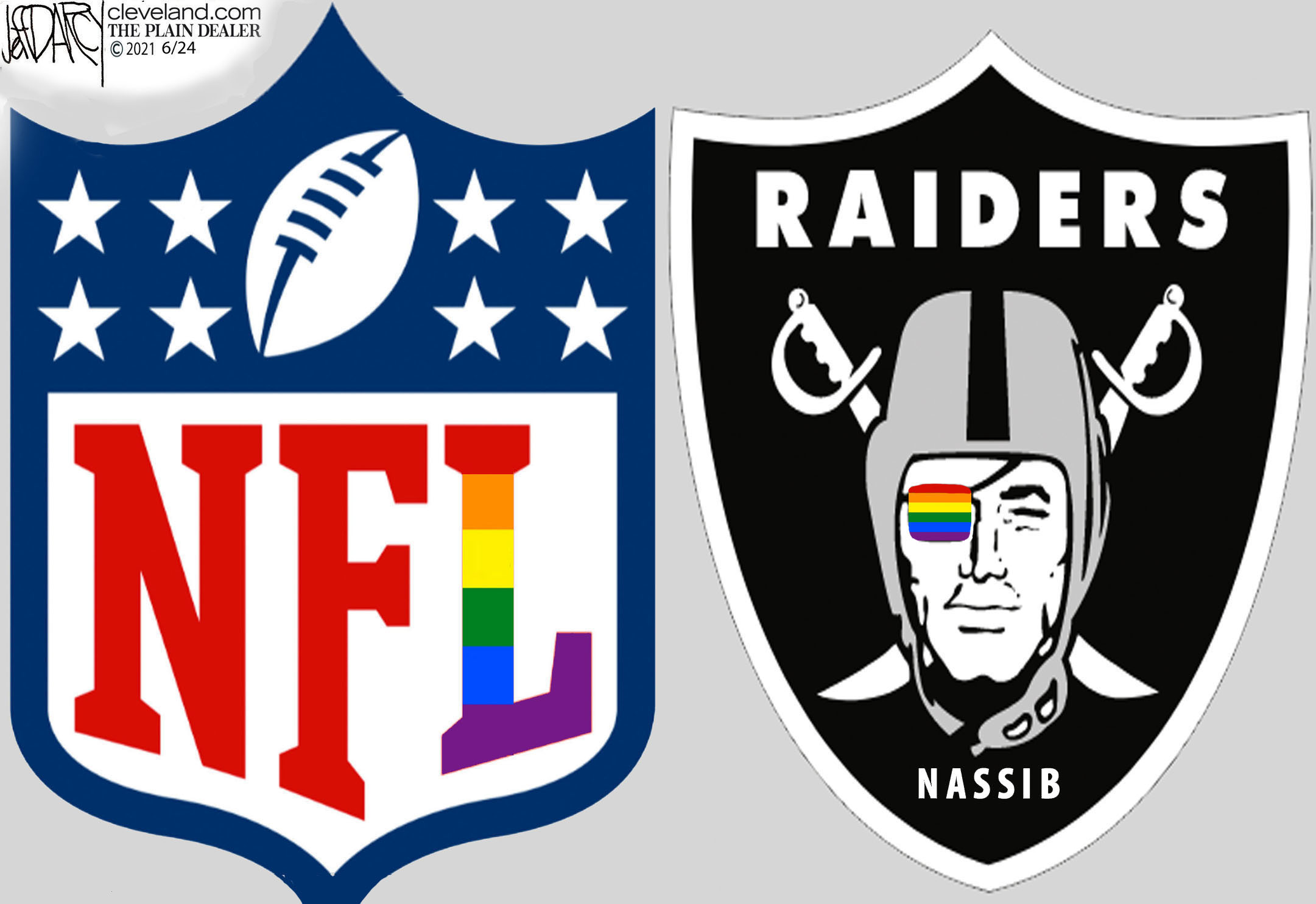 Raiders' Carl Nassib becomes first active NFL player to come out as gay - Las  Vegas Sun News