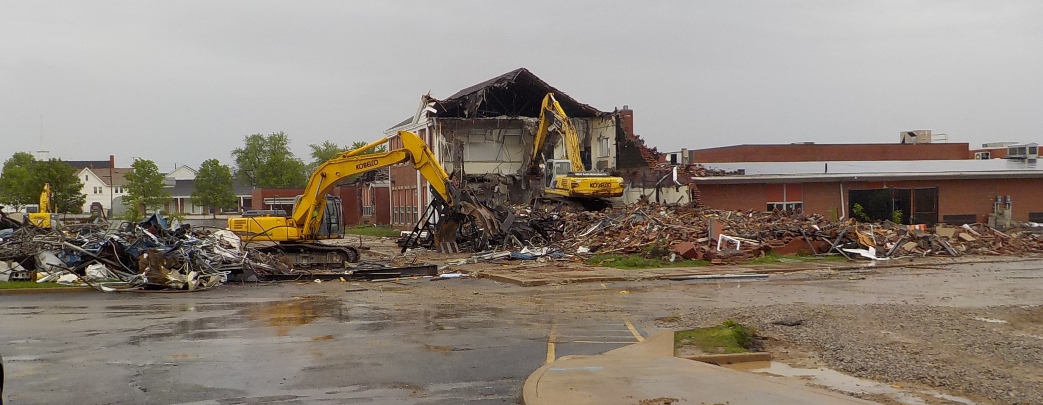 Demolition of Visintainer Middle School