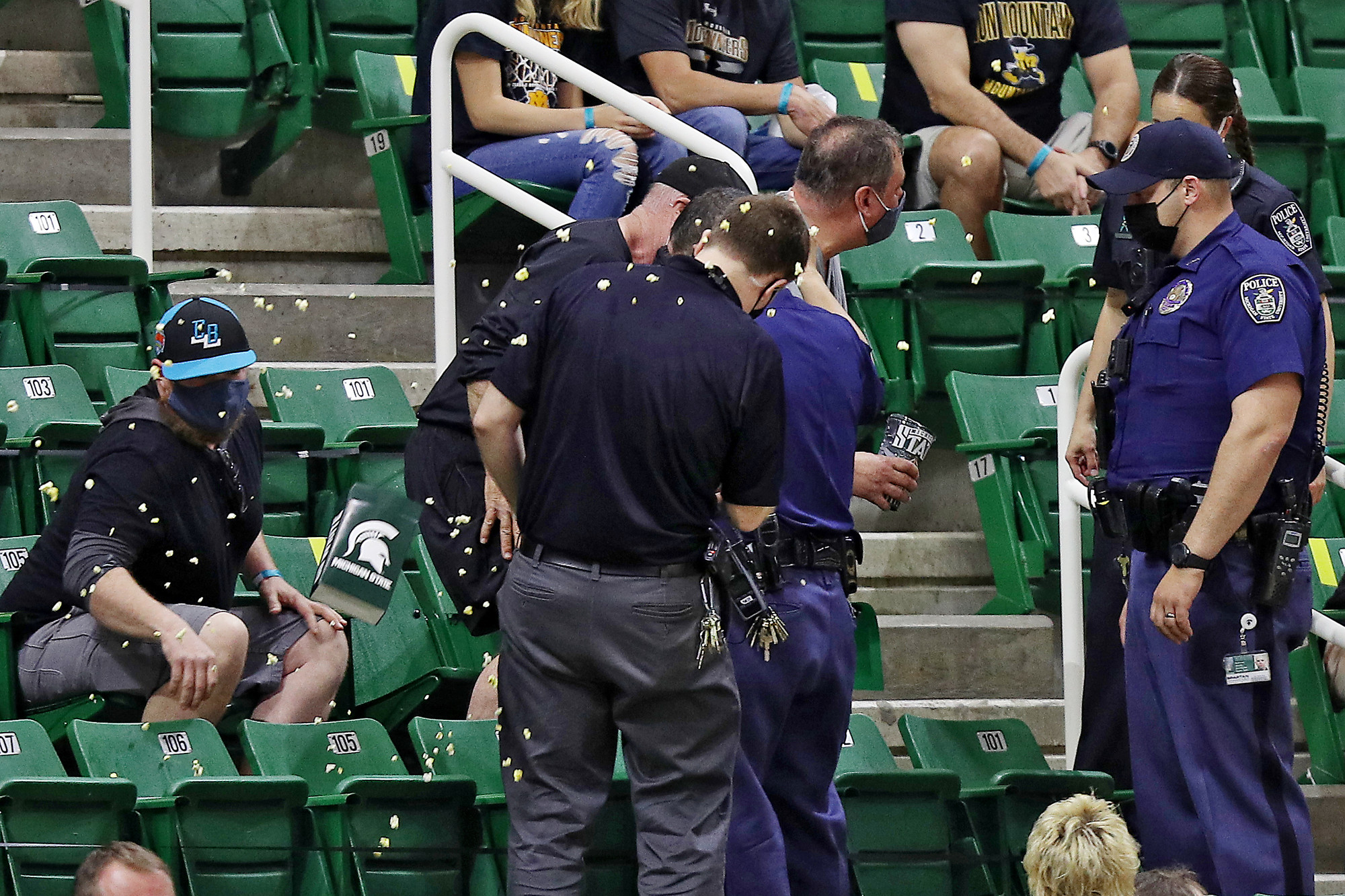 Fan removed from Michigan basketball state championship game April 10