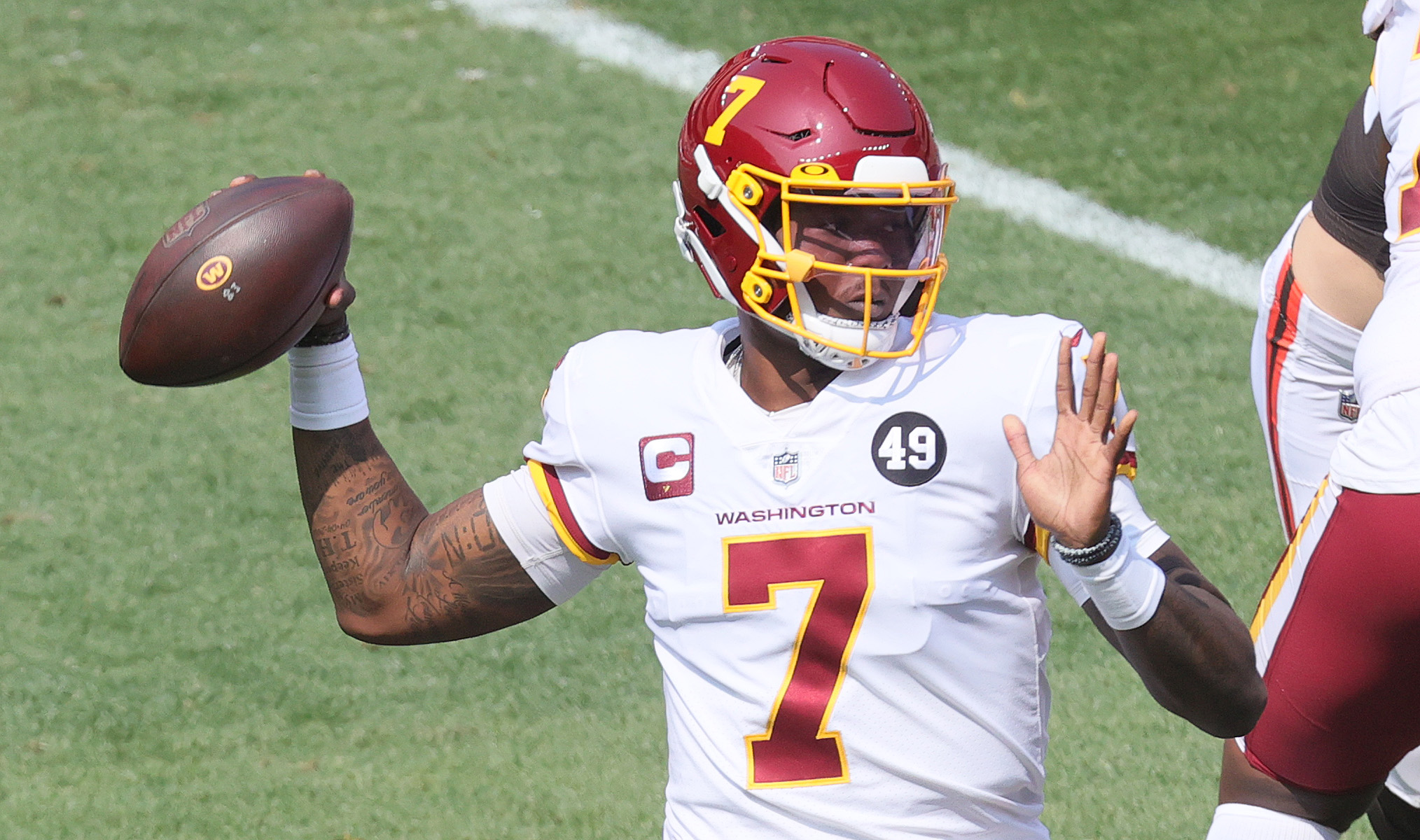 Terry McLaurin says Dwayne Haskins pushed for Redskins to take him