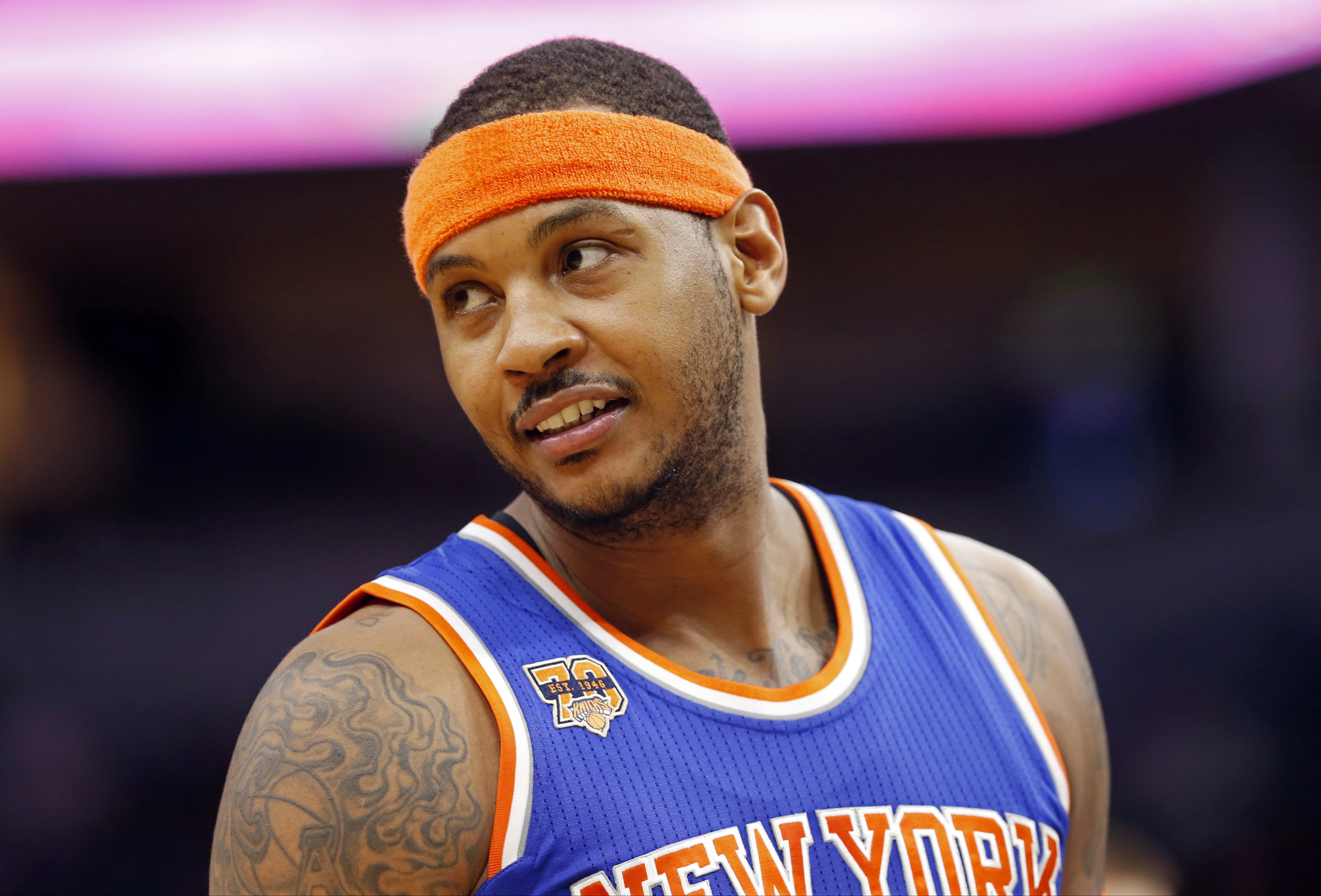 Carmelo Anthony working on TV series following his life, career 