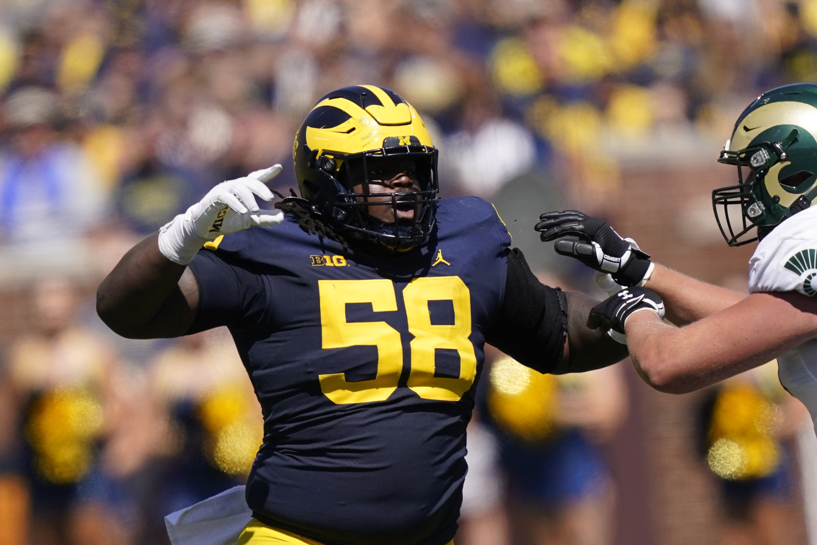 Michigan's Mazi Smith selected by Dallas Cowboys in NFL Draft's first round  - CBS Detroit