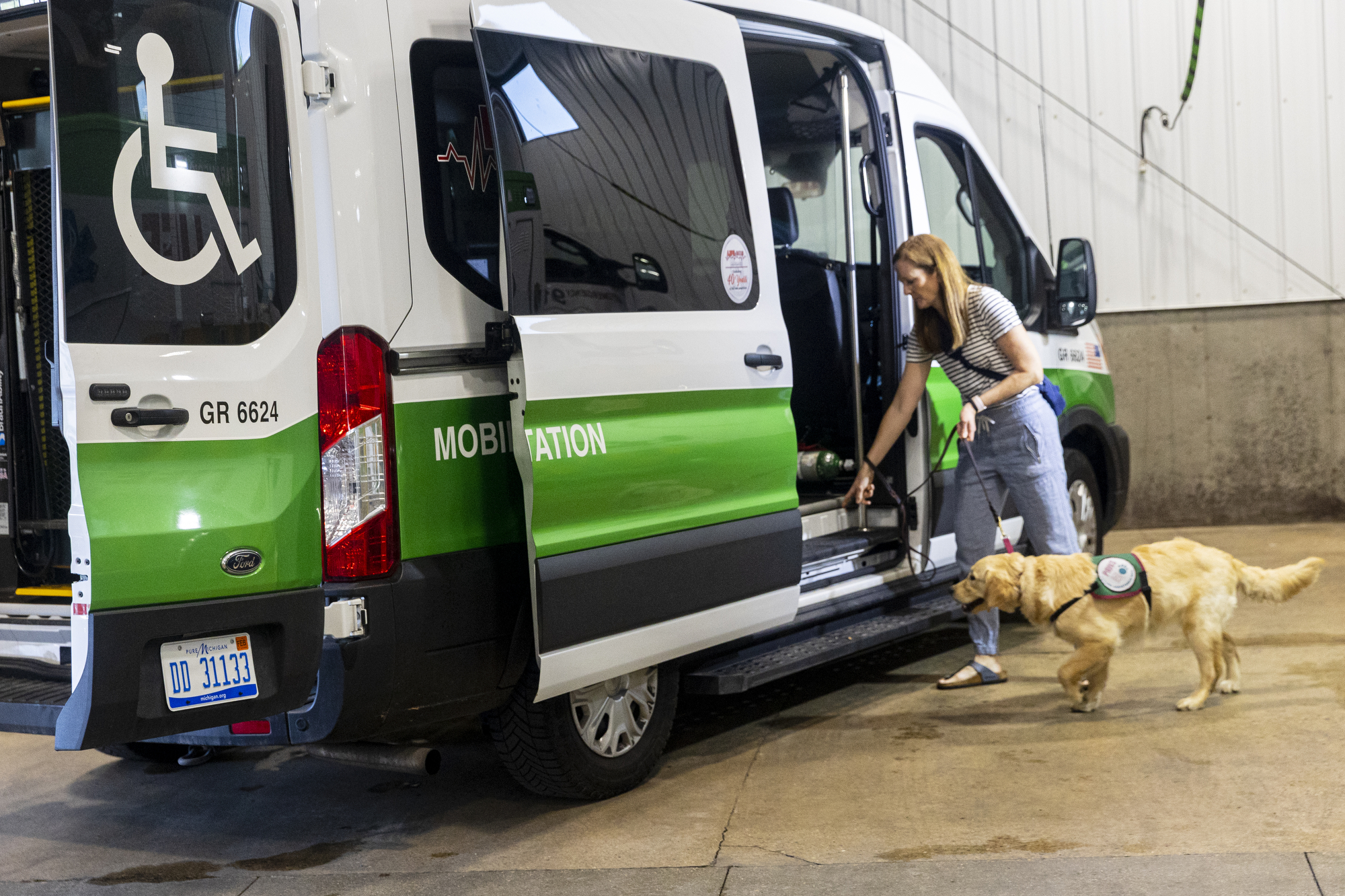 PAWS puppies get acclimated with ambulances - mlive.com
