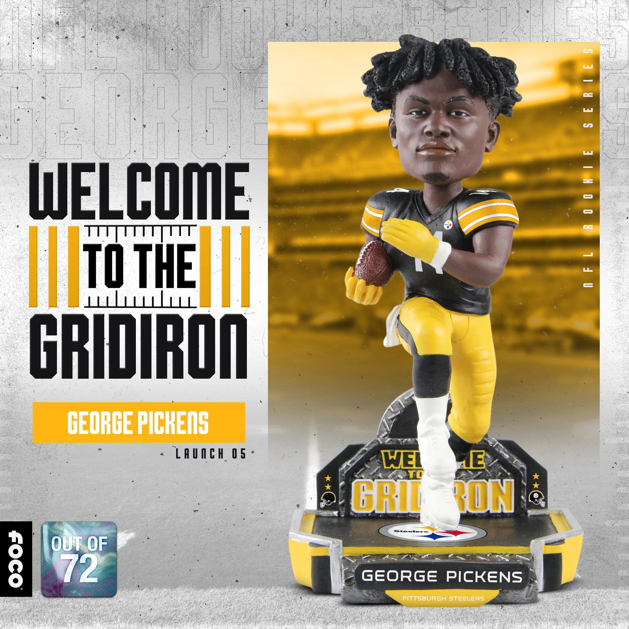 George Pickens Pittsburgh Steelers 2022 Rookie Series Bobblehead NFL  Football at 's Sports Collectibles Store