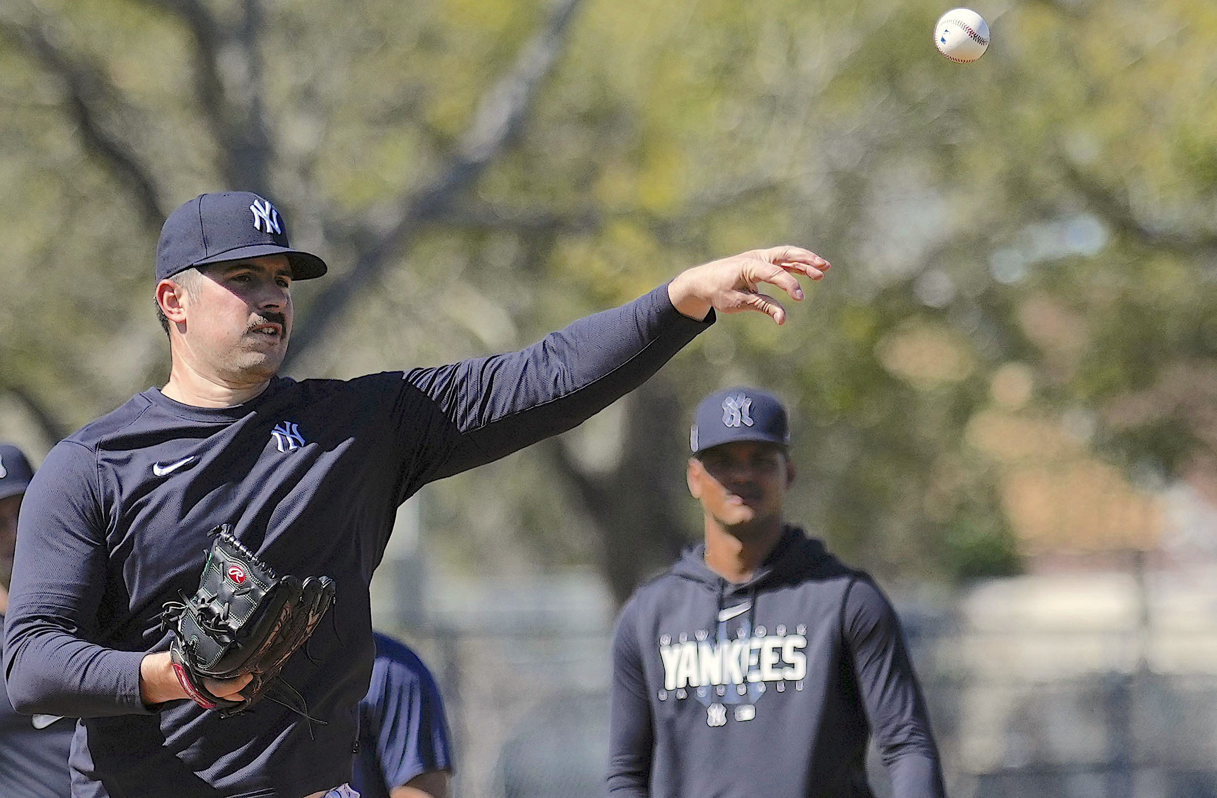 Yankees' Carlos Rodon says no back pain; still no return timeline