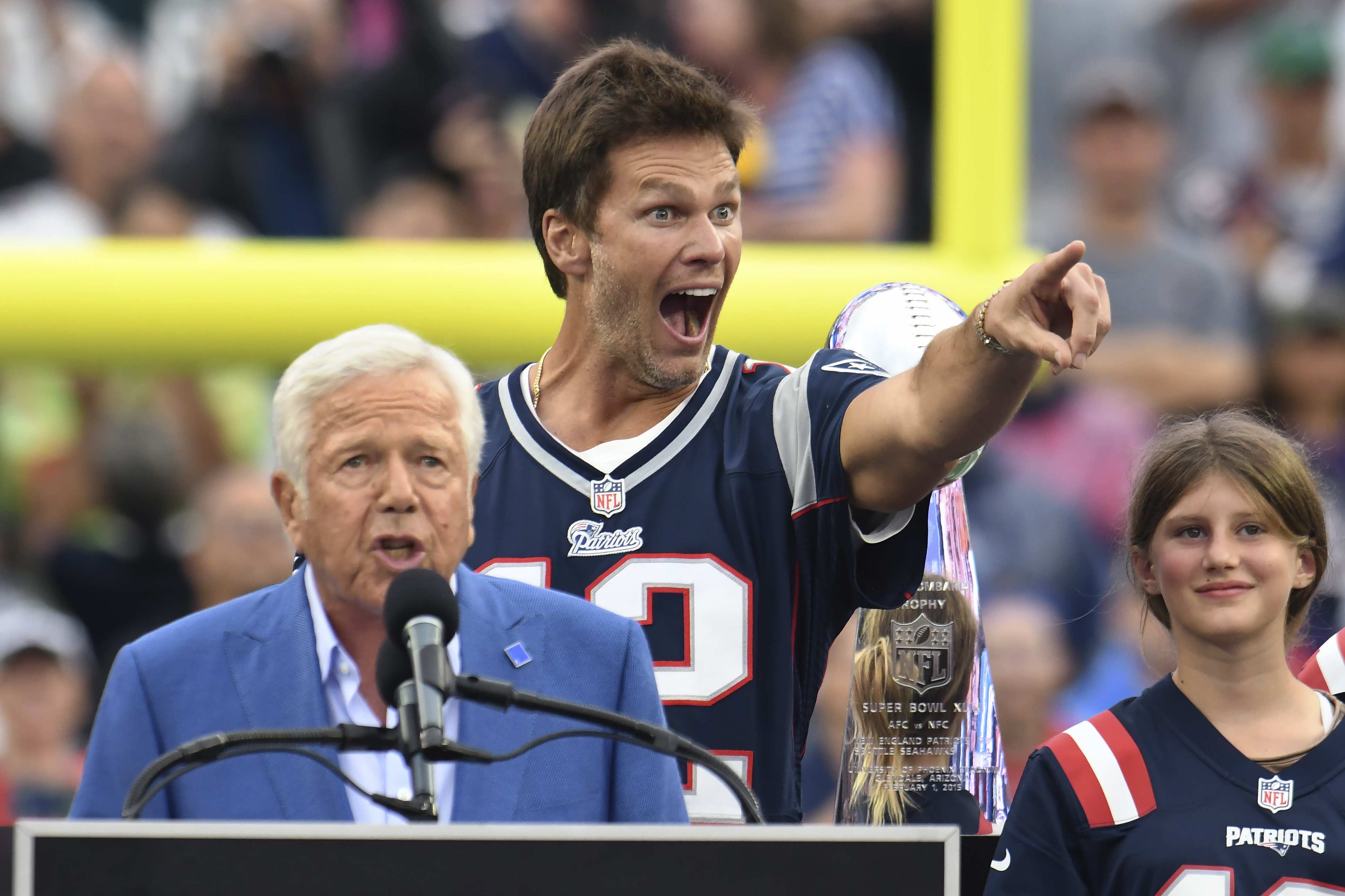 Tom Brady Signature Gillette Stadium Entrance - Patriots Home Opener 