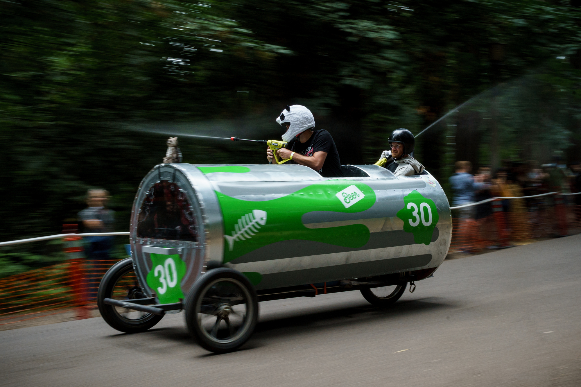 23rd Adult Soapbox Derby: Gravity propels dozens of soapboxes down 