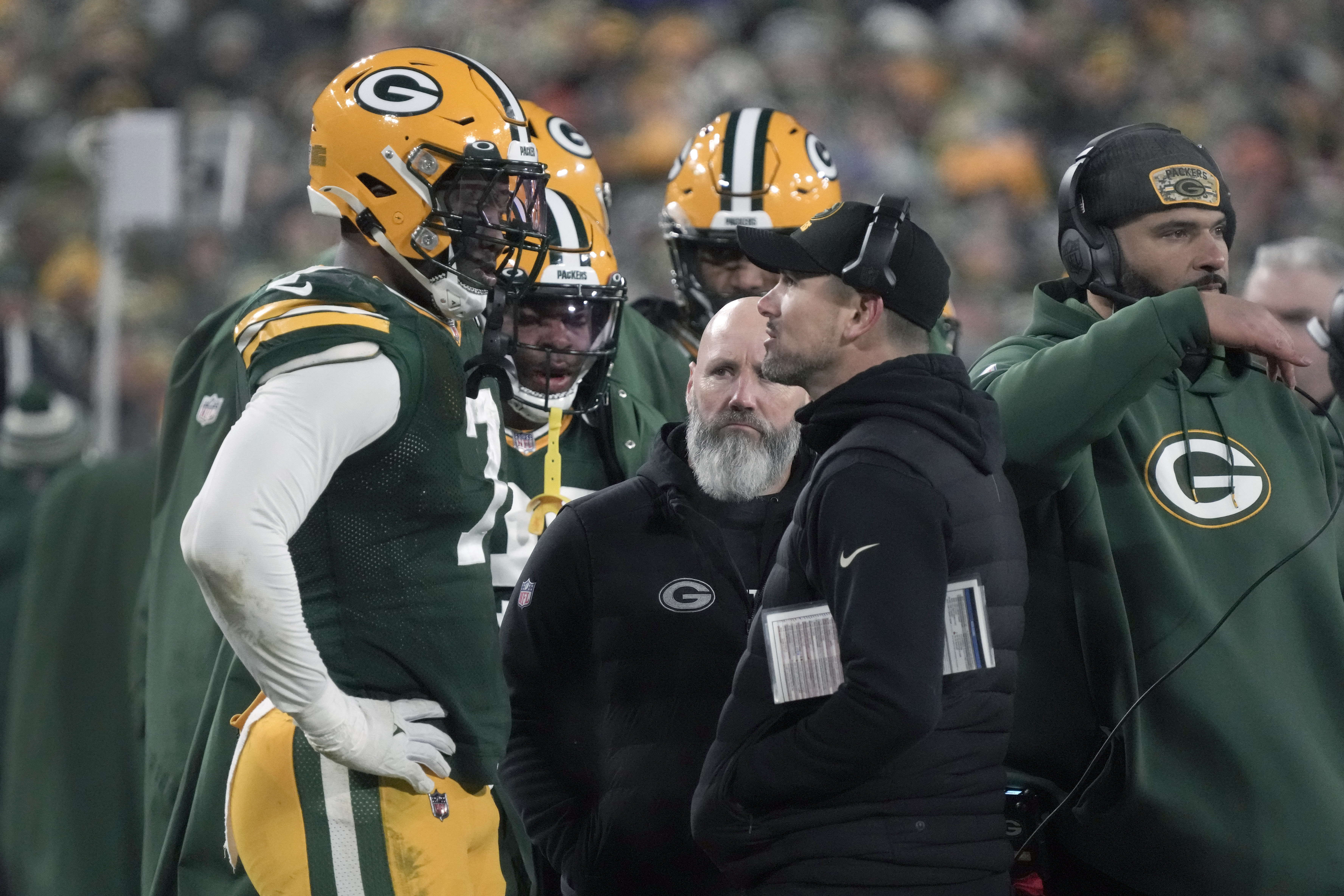 Lions vs. Packers: Locker room celebration