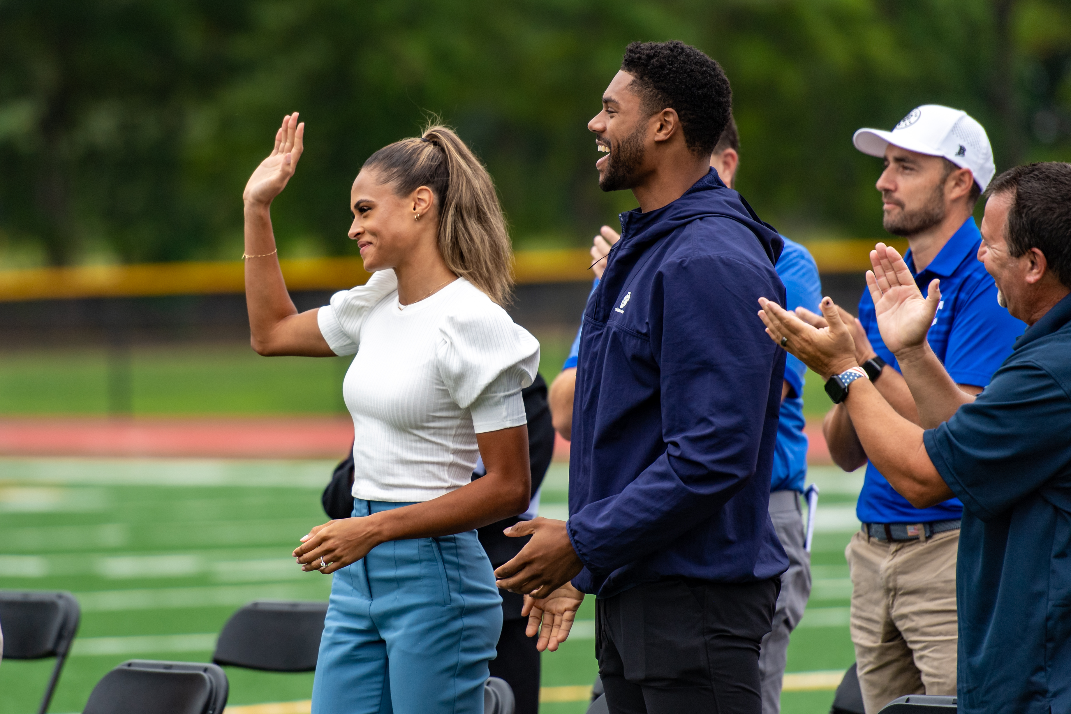 Olympian Sydney McLaughlin Marries NFL Player Andre Levrone Jr. - E! Online