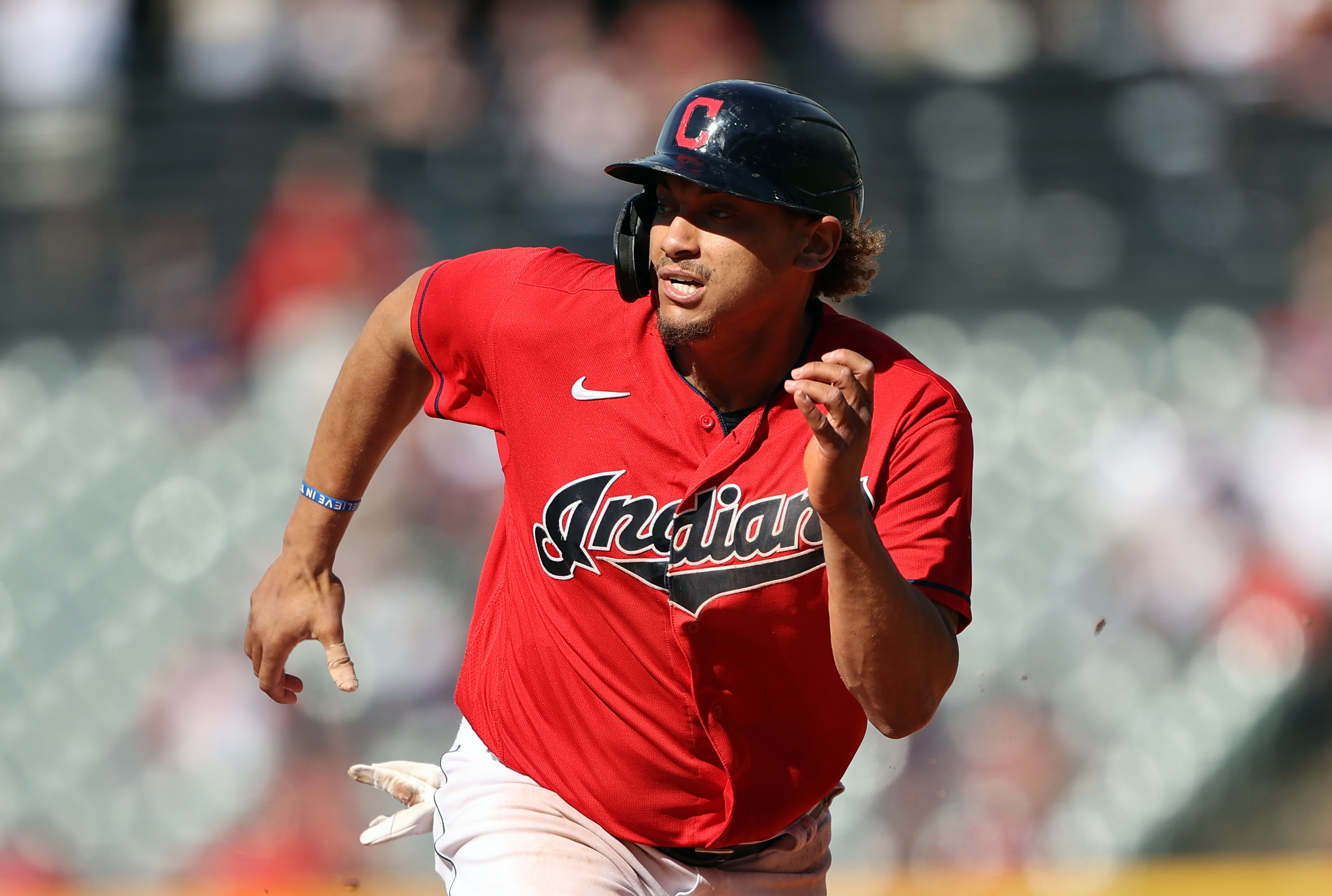 MLB's Josh Naylor Gruesomely Breaks Leg In Violent Collision W